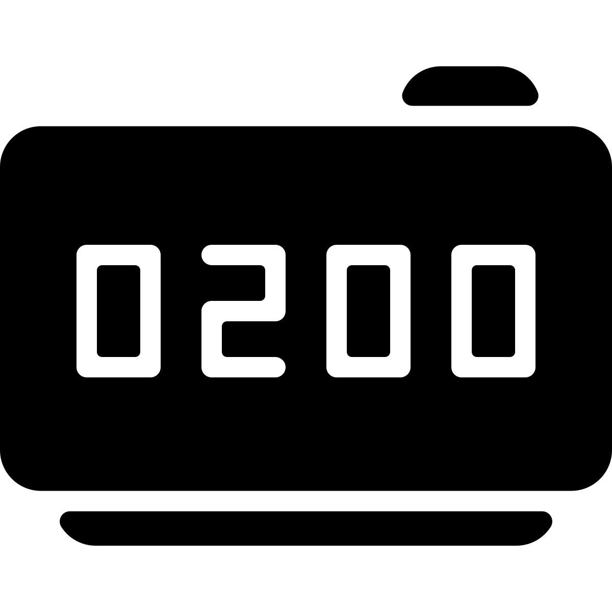 orologio digitale icon