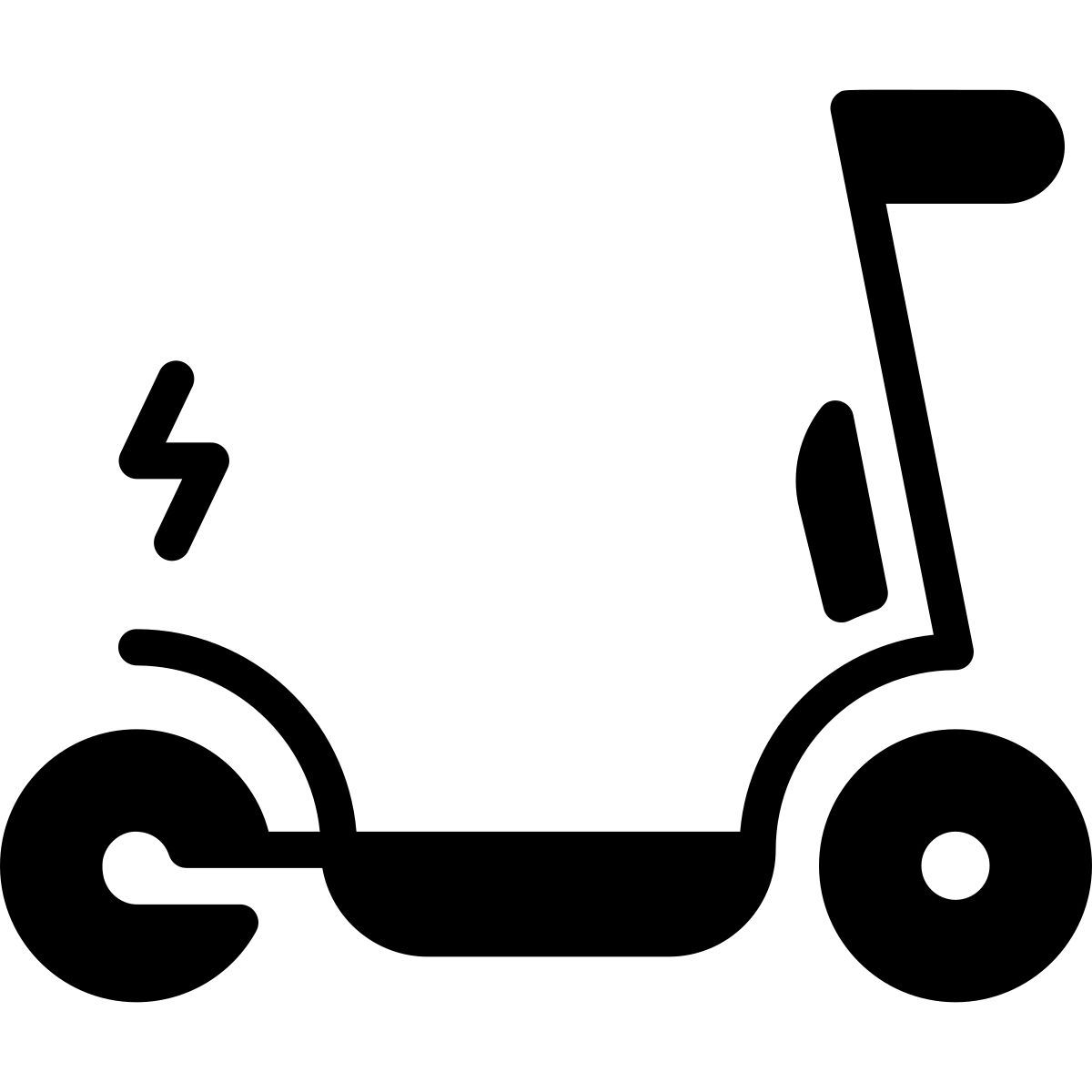 electric scooter icon