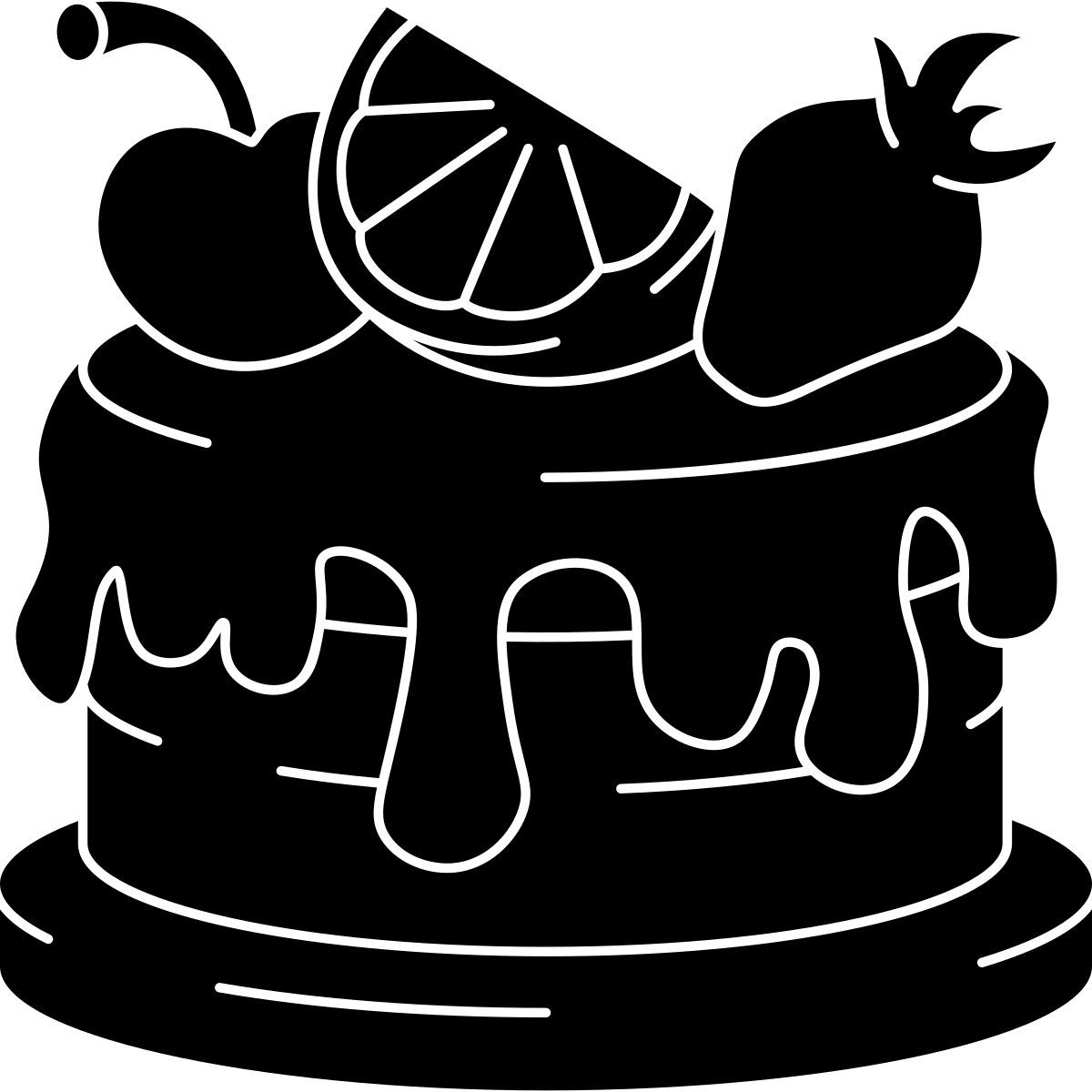 fruit cake icon