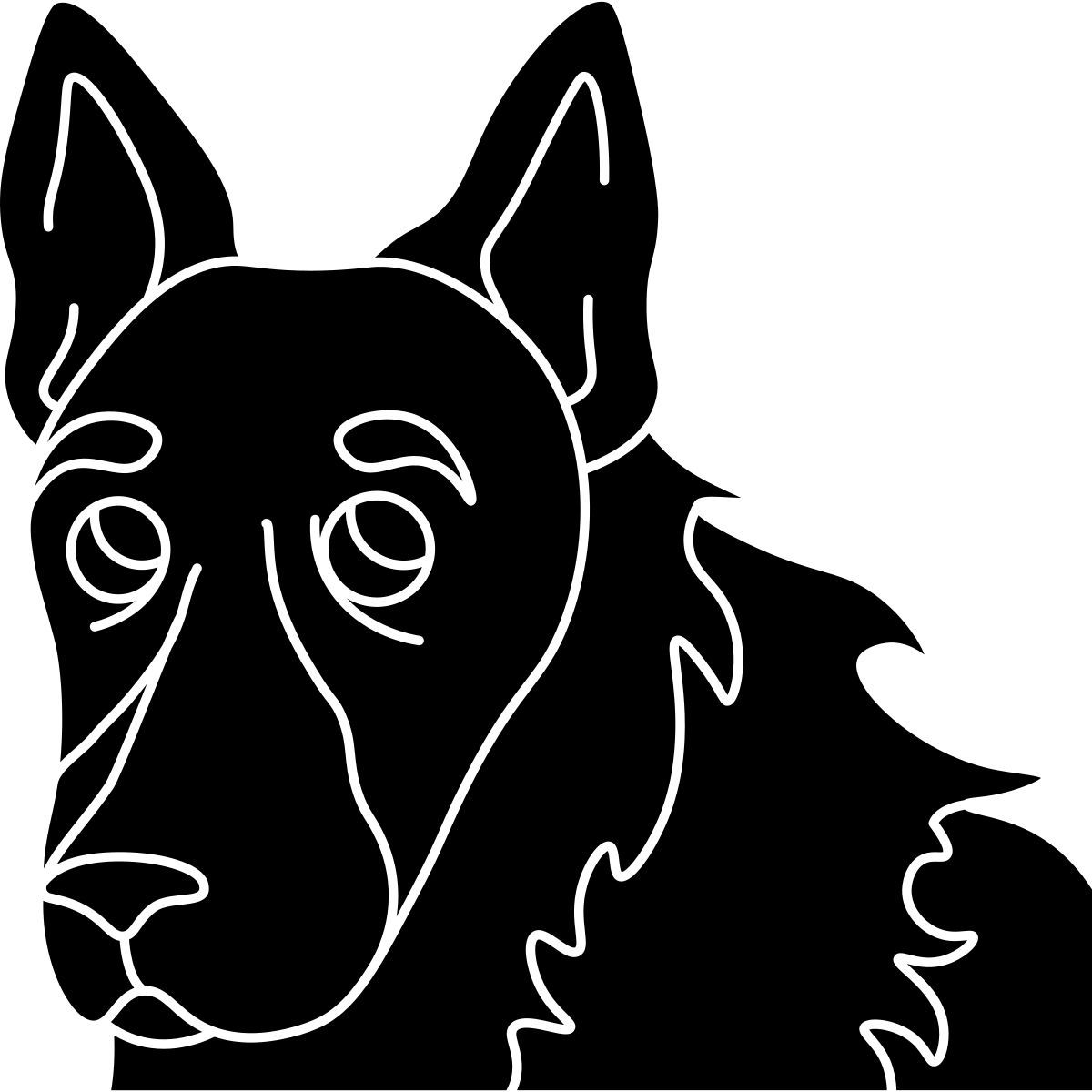 german shepherd icon