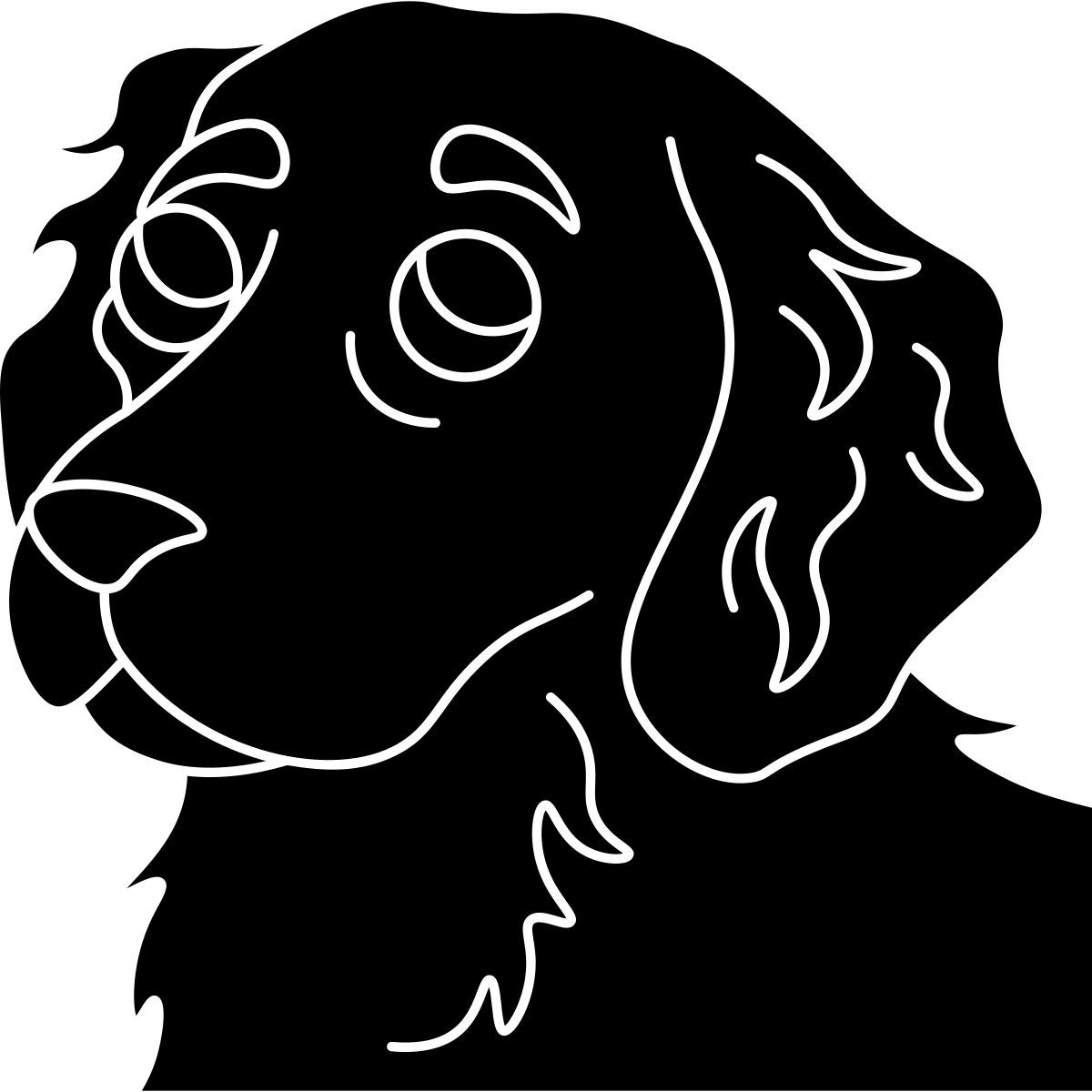 golden retriever icon