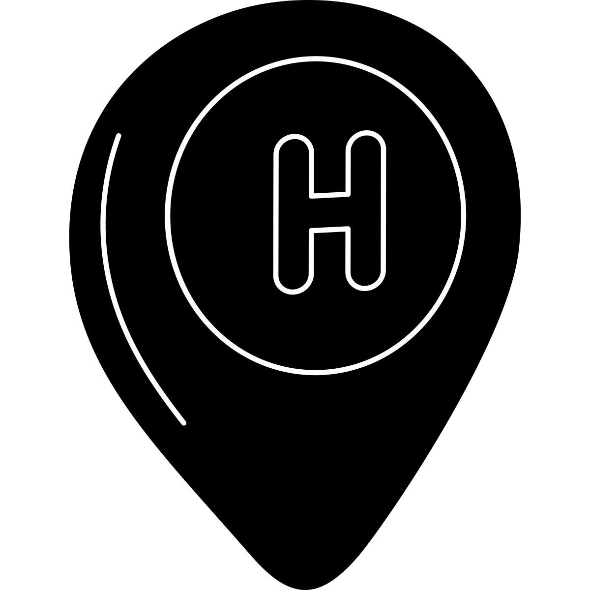 hospital location icon