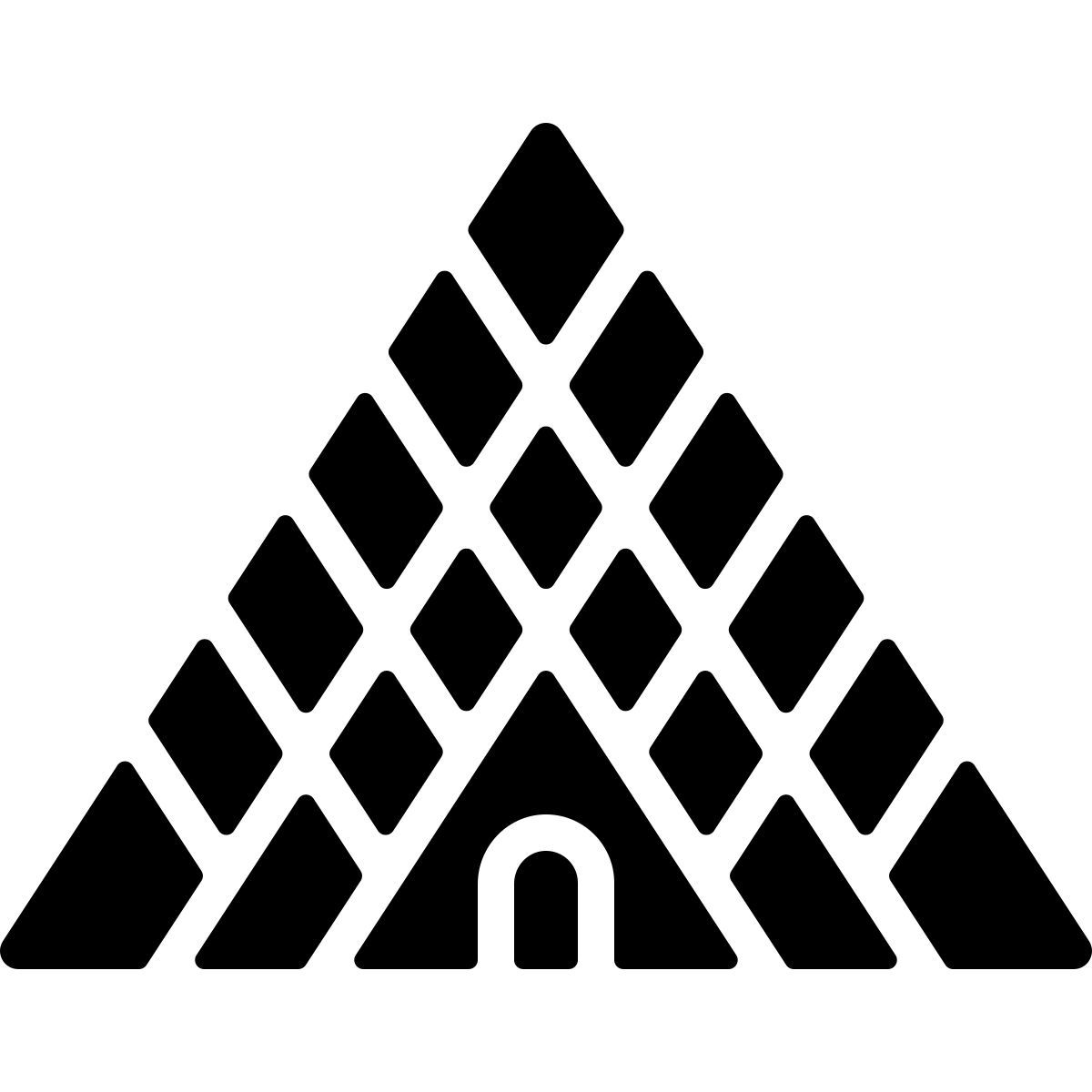 piramide del louvre icon
