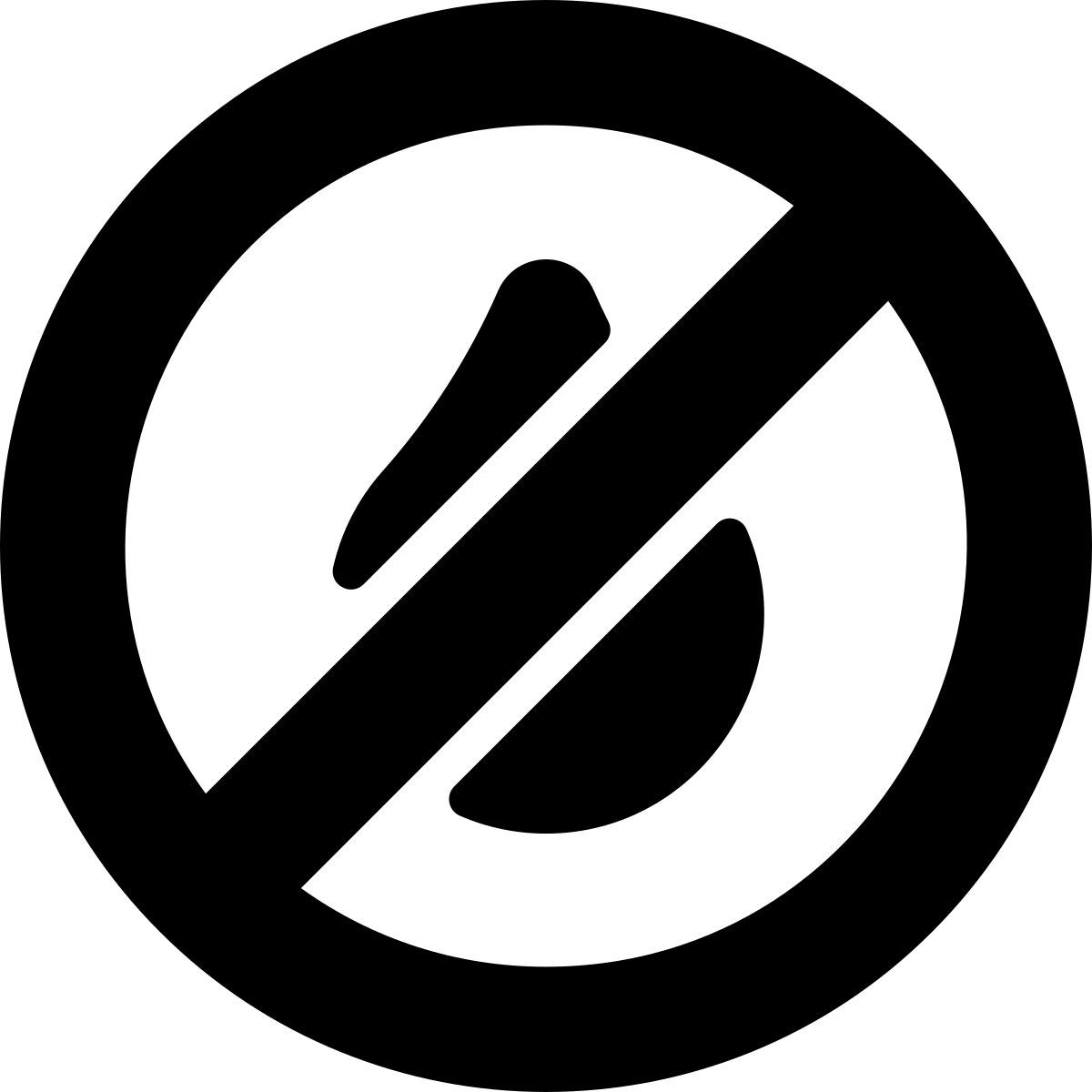 no liquid icon