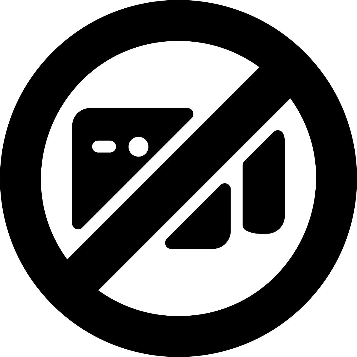 no video icon