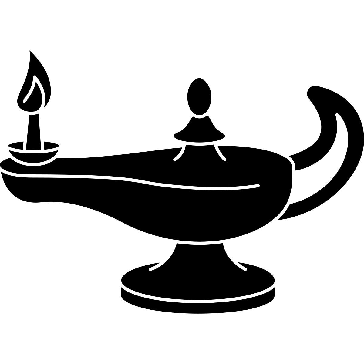 oil lamp icon