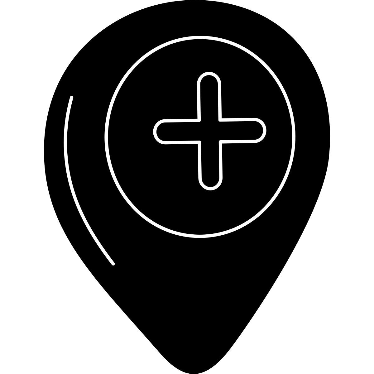 hospital location icon