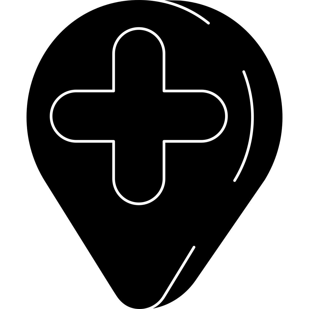 hospital location icon