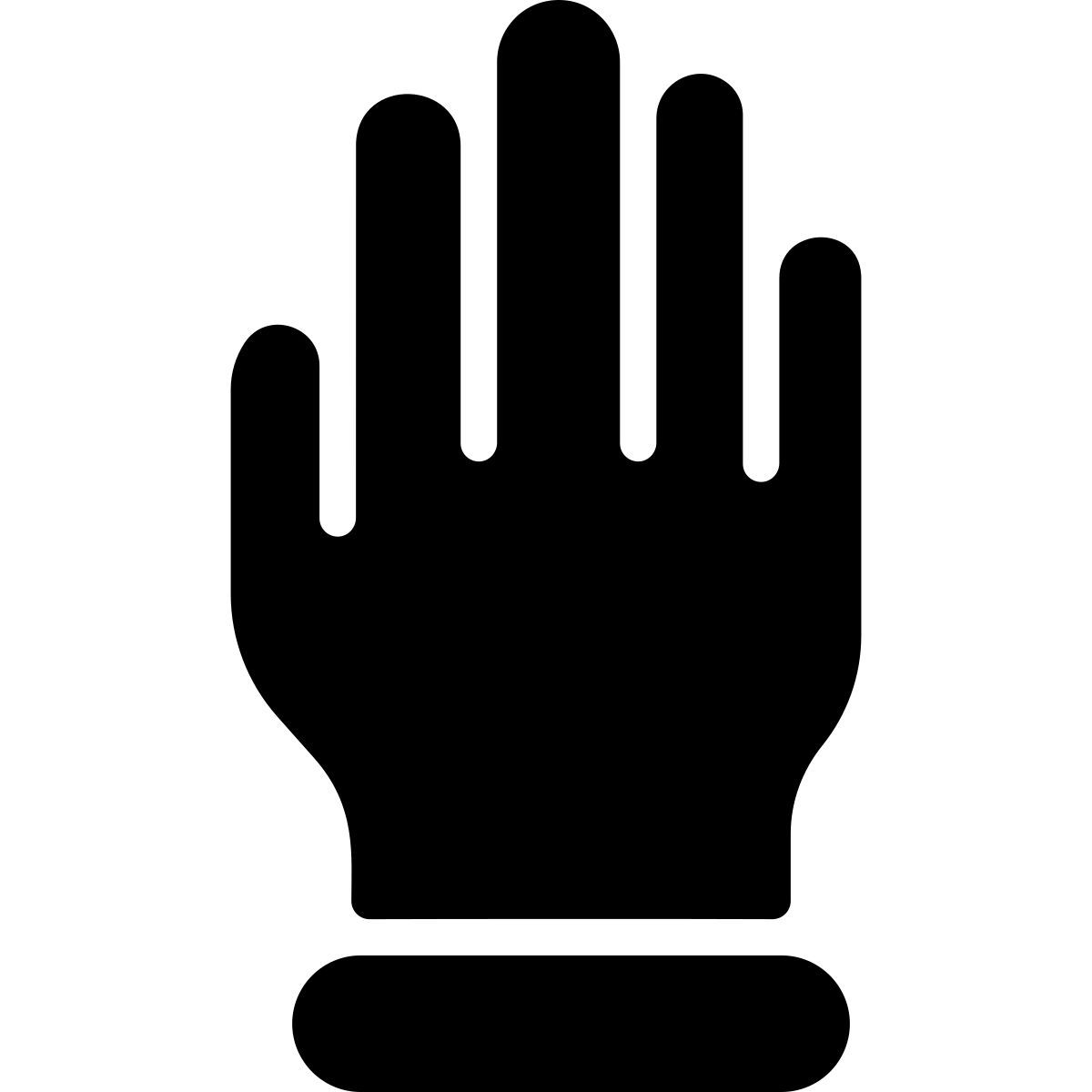 protective gloves icon