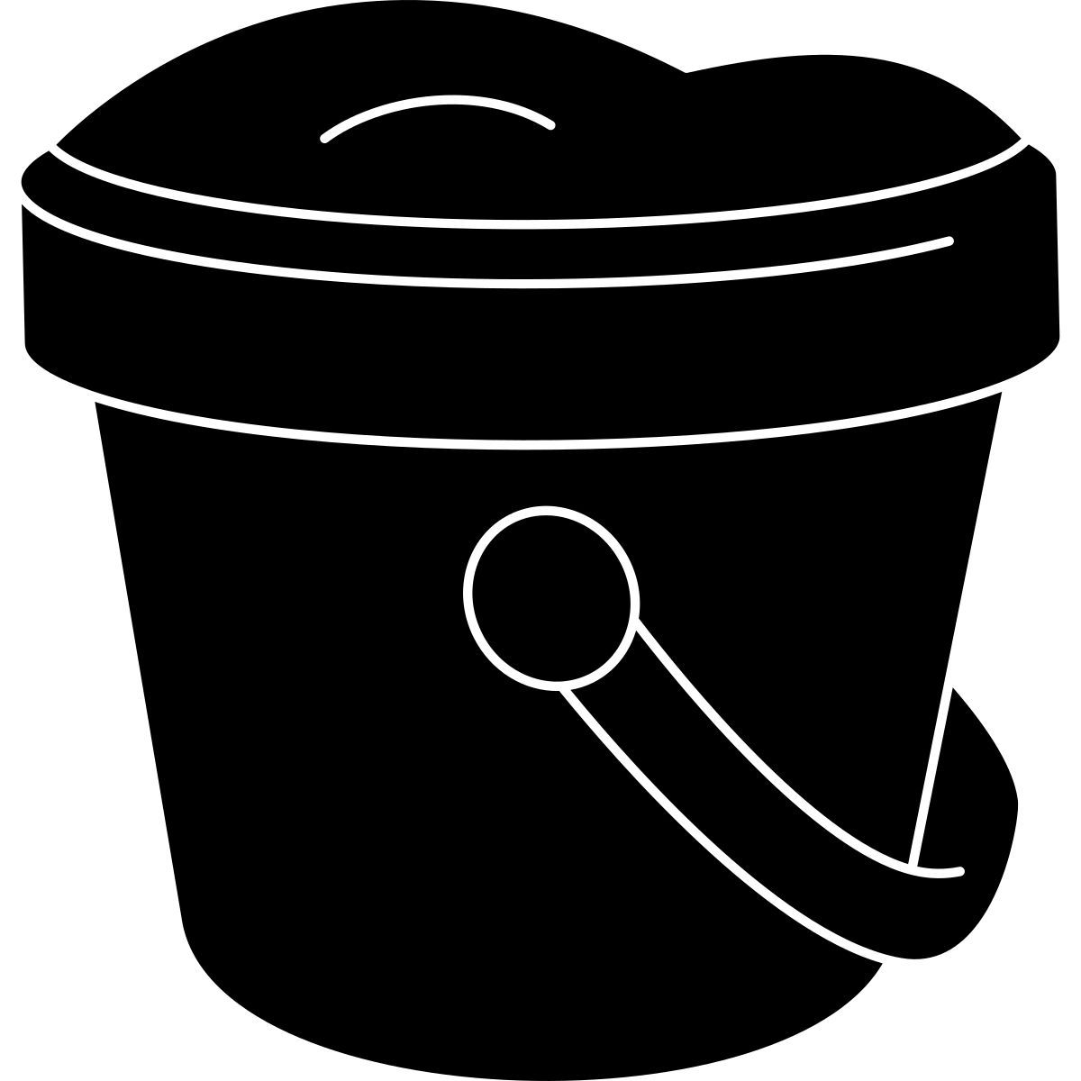 sand bucket icon