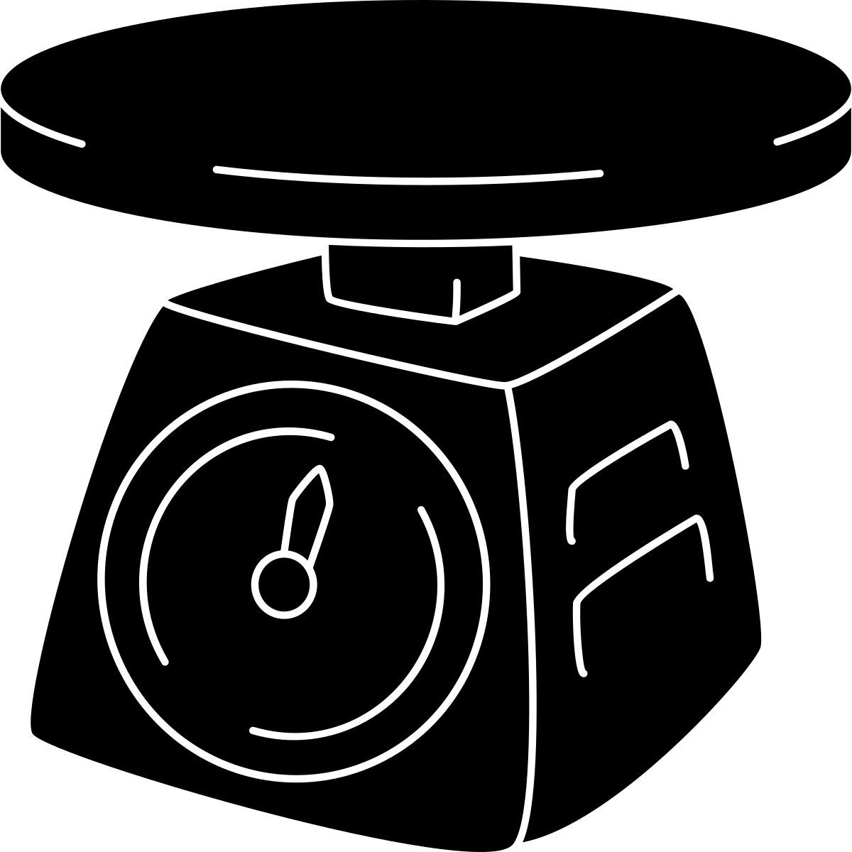 kitchen scales icon