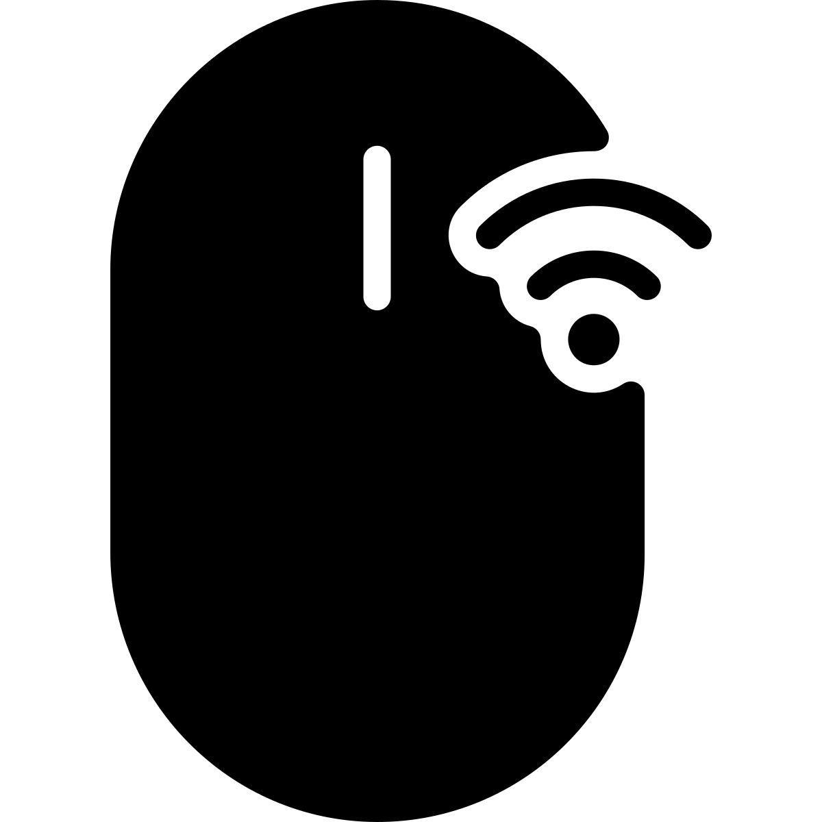 ratón inalámbrico icon