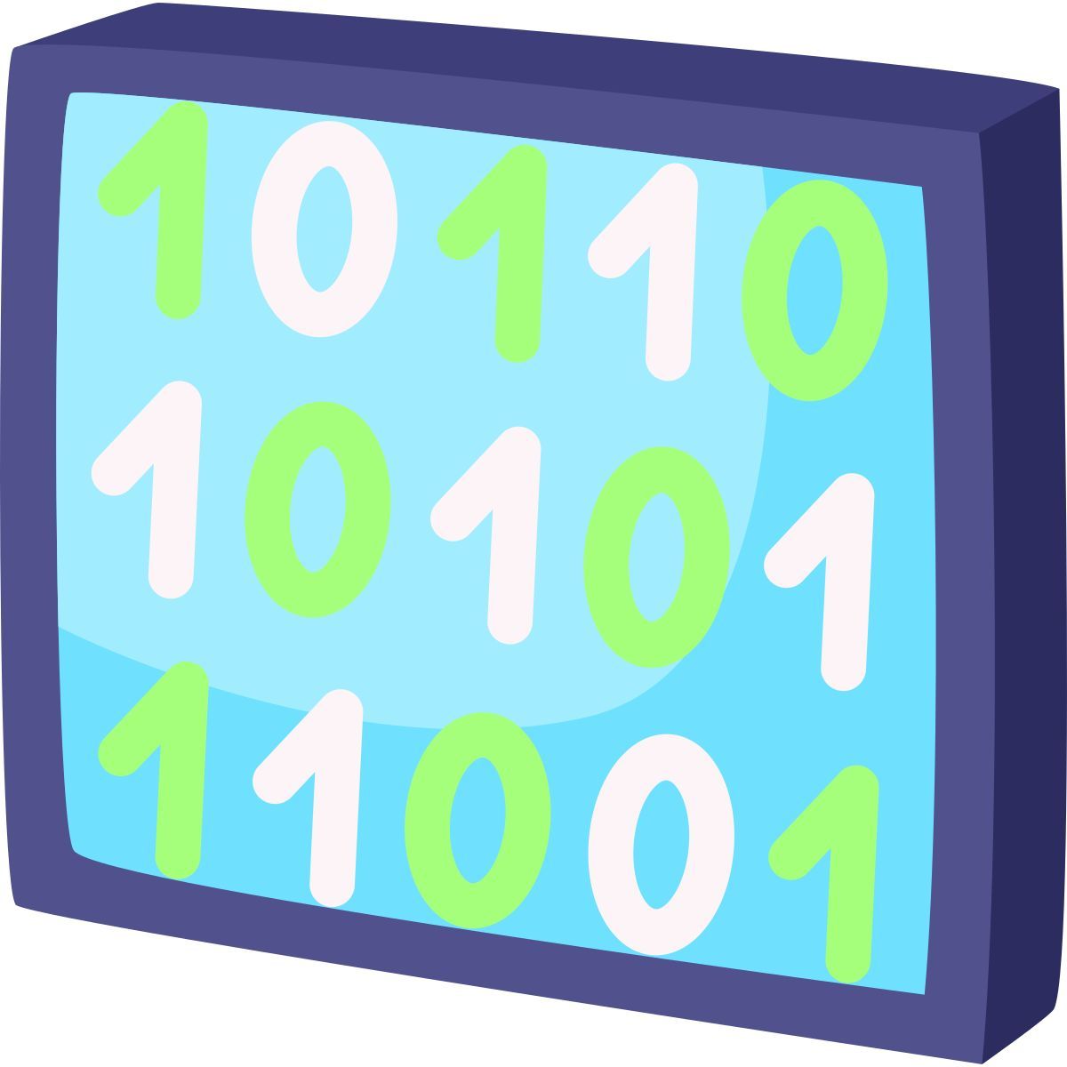 binary code icon