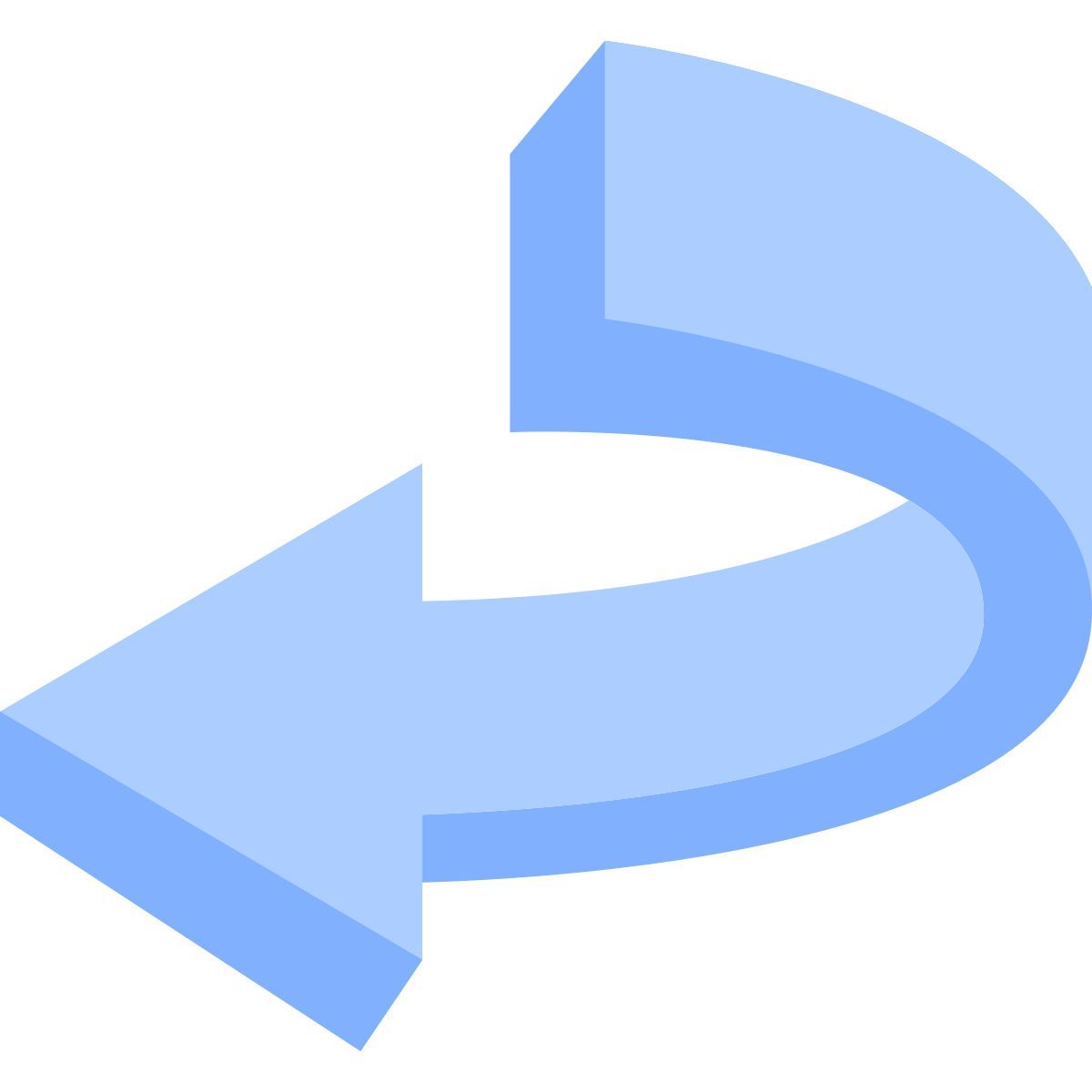 curved arrow icon