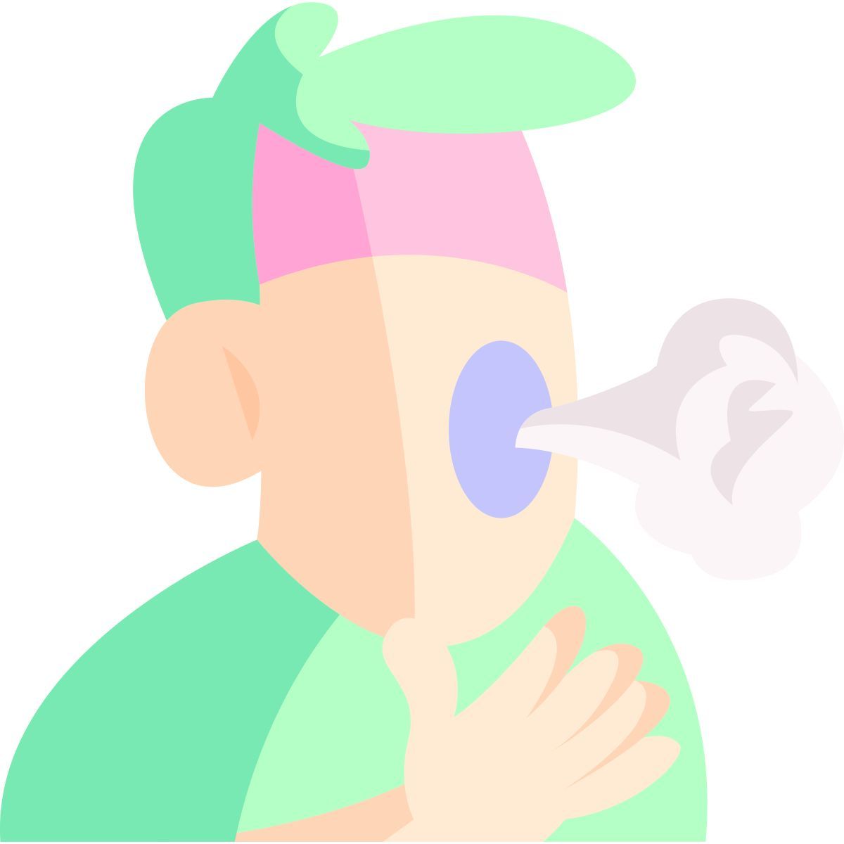 difficulty breathing icon