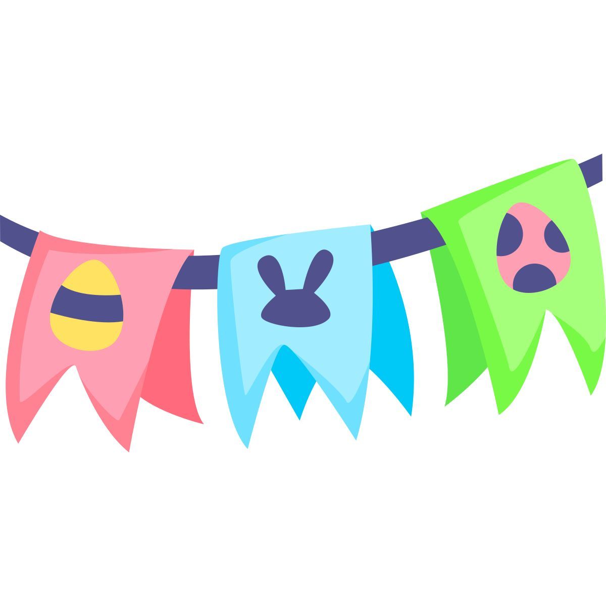 easter garland icon
