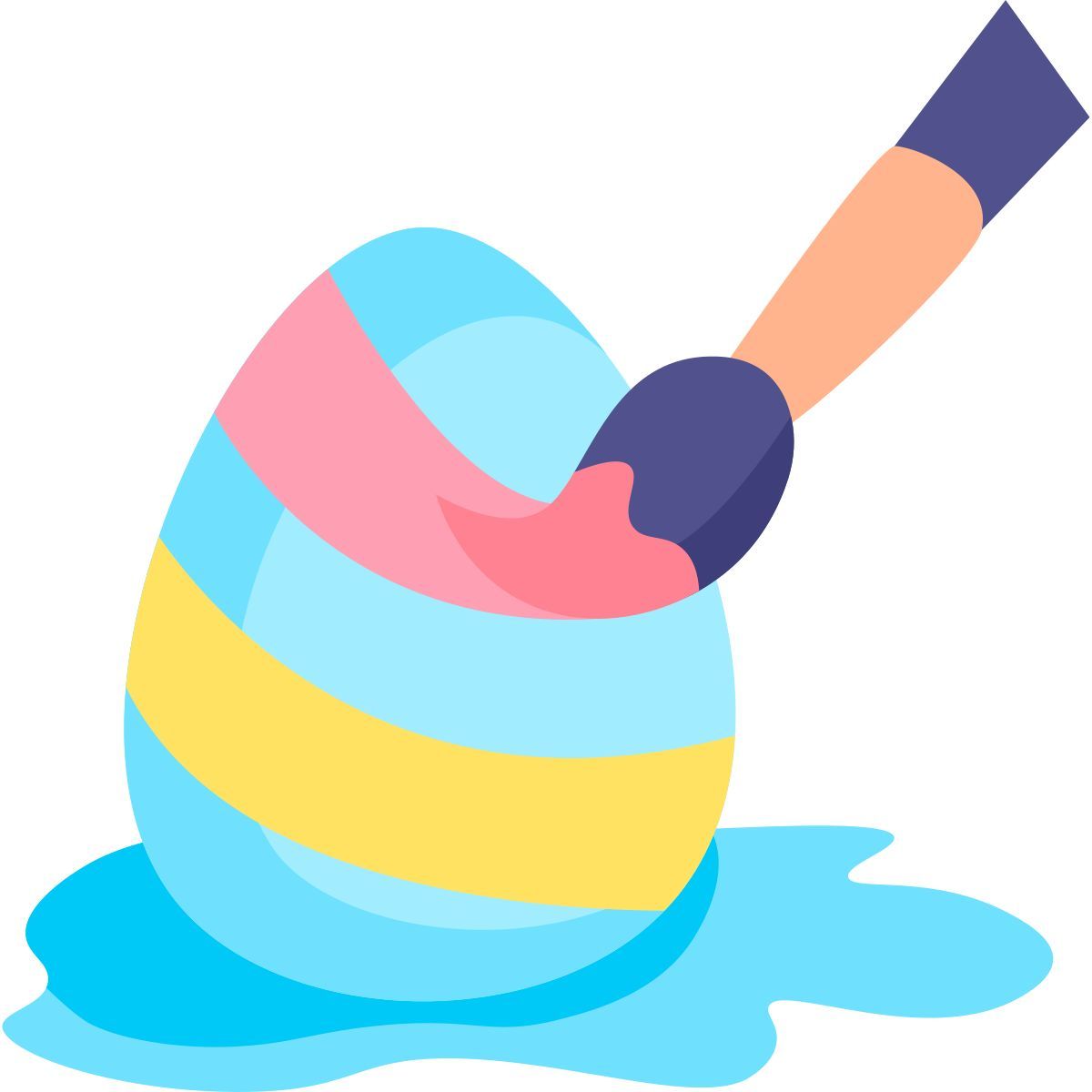 egg painting icon