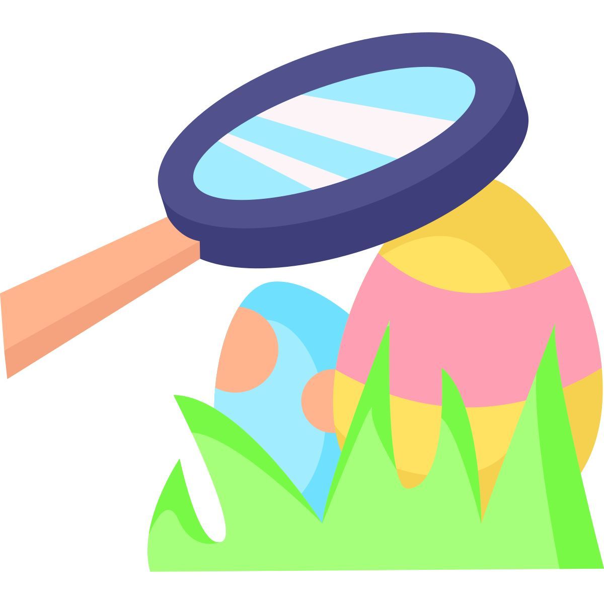 egg searching icon