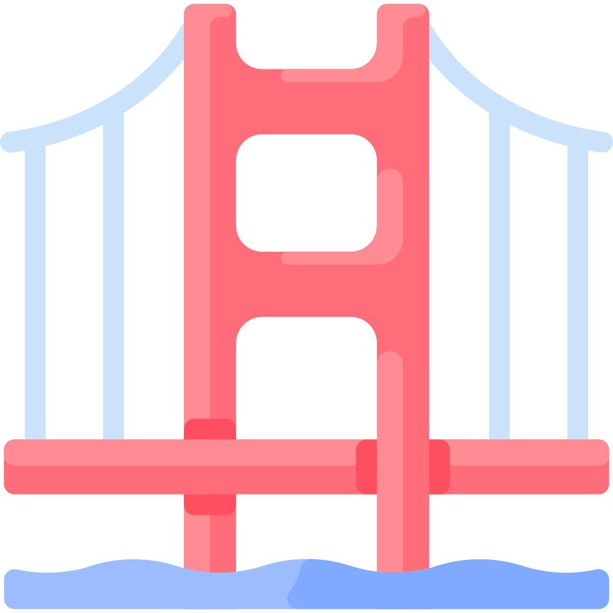 ponte golden gate icon