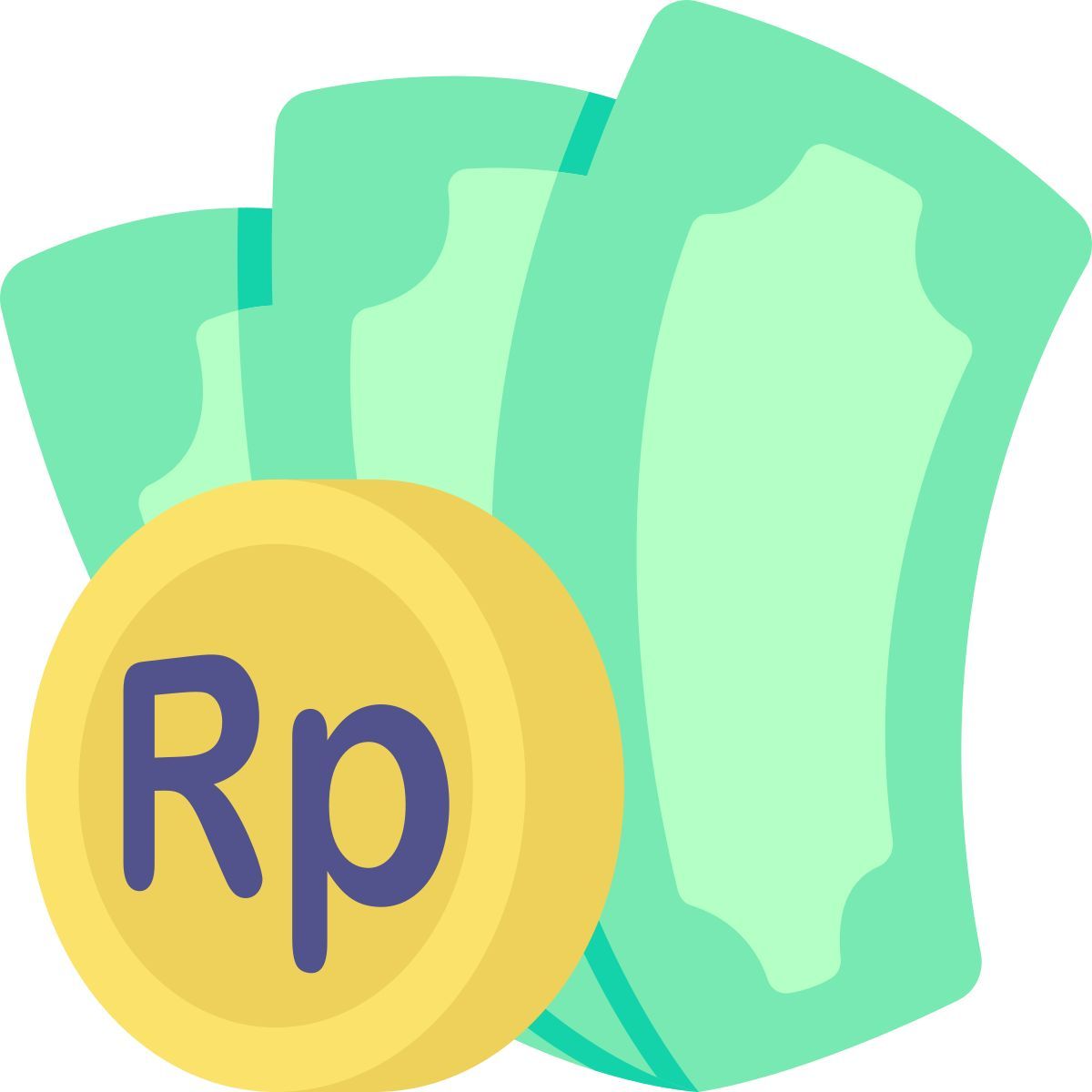 indonesian rupiah icon