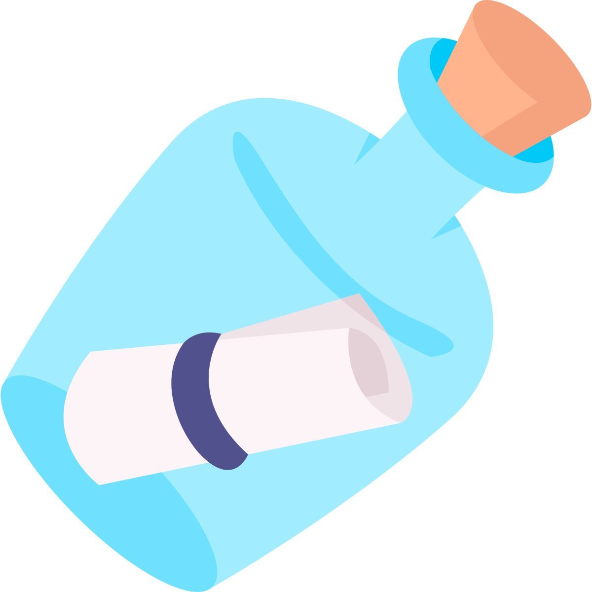 message in a bottle icon