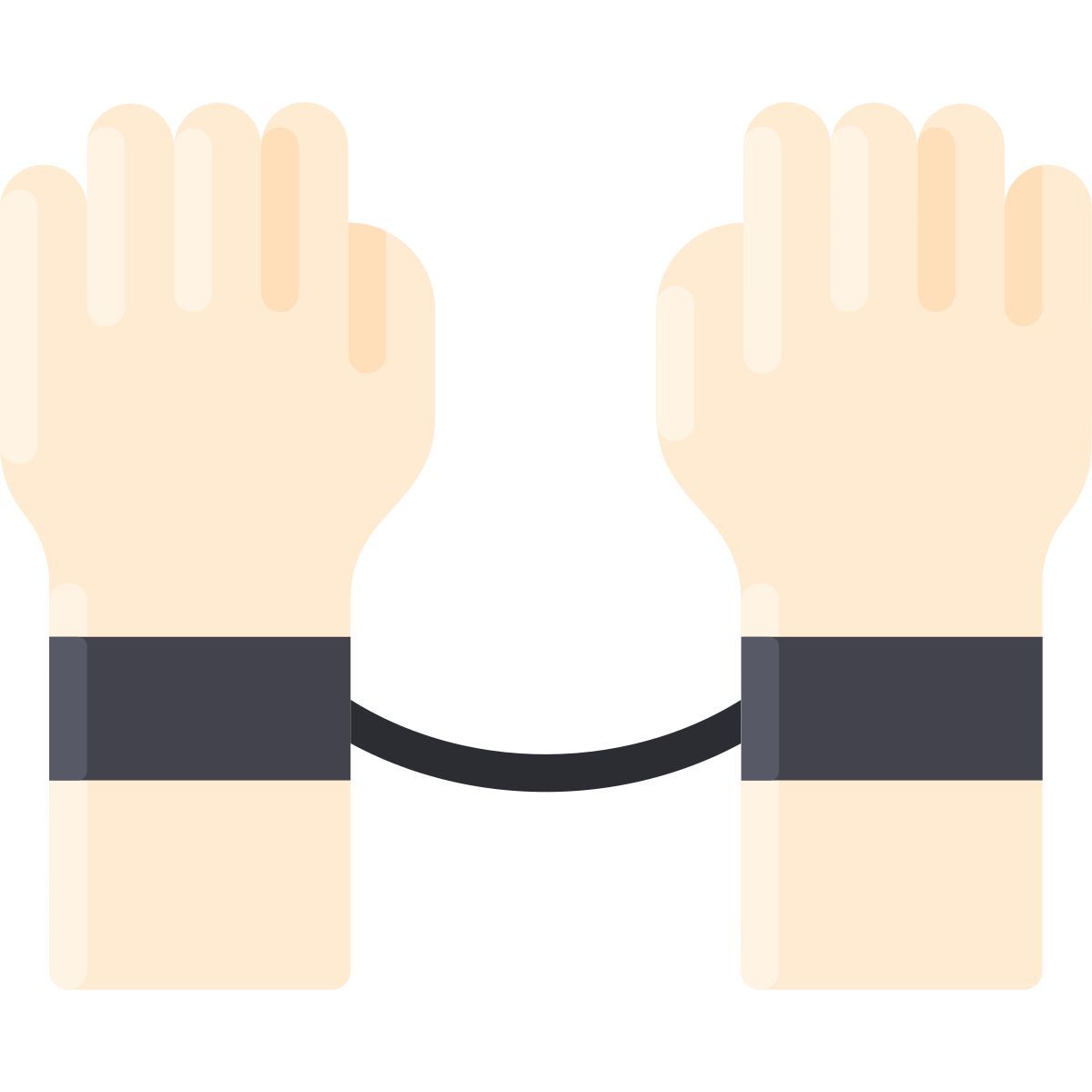 police handcuff icon