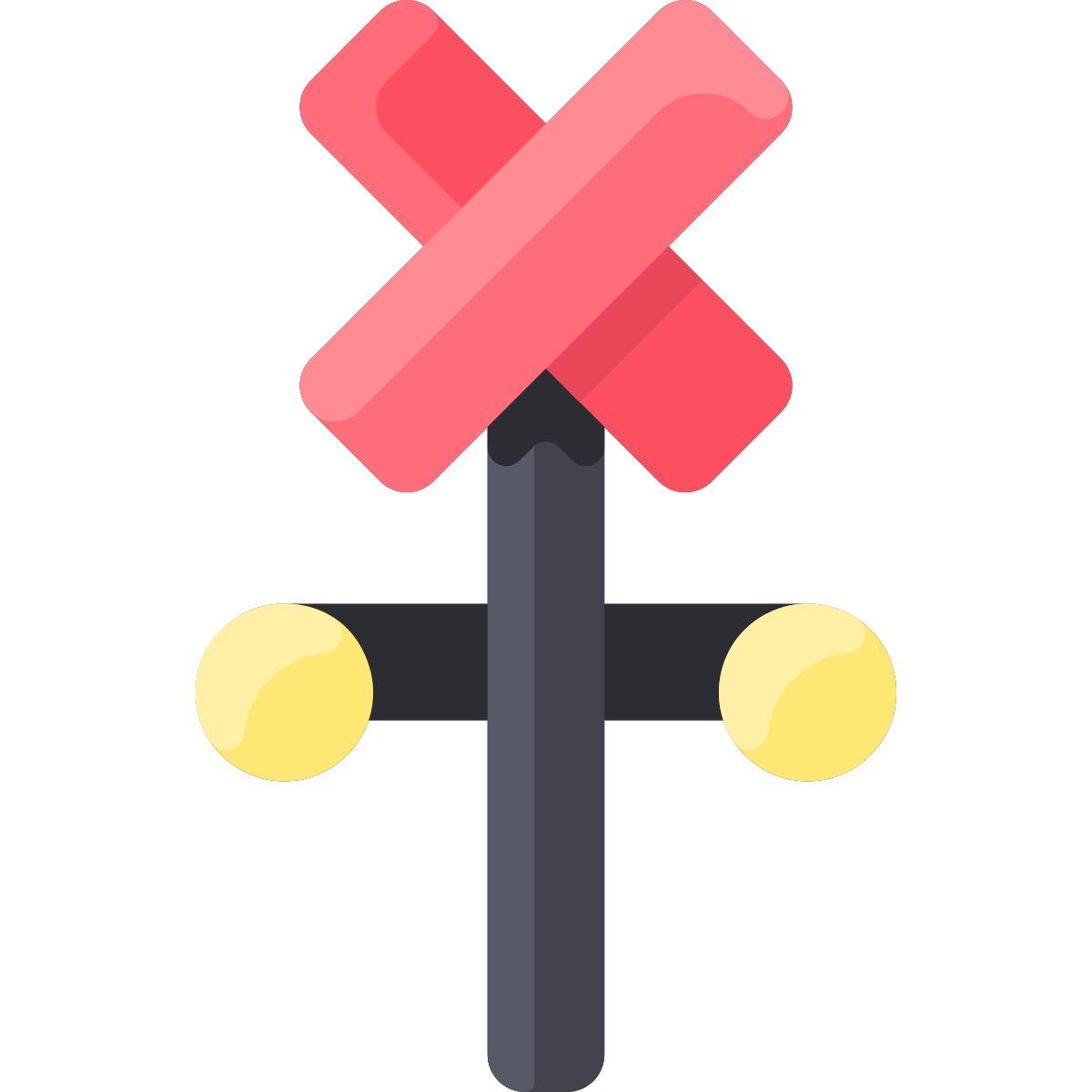 railroad crossing icon