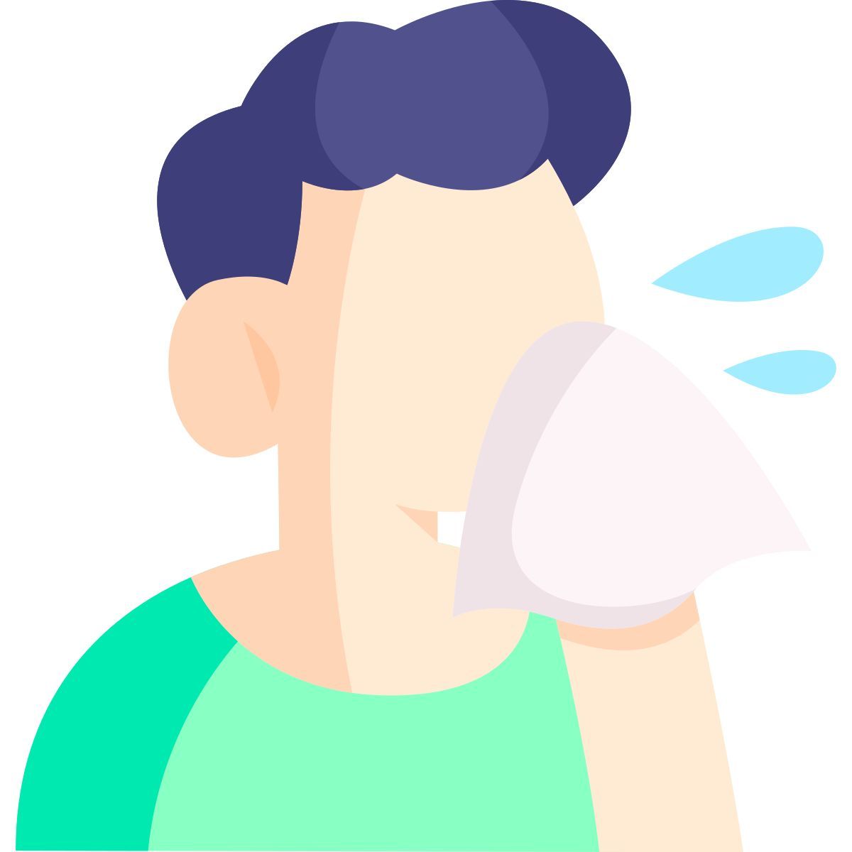 sneezing icon
