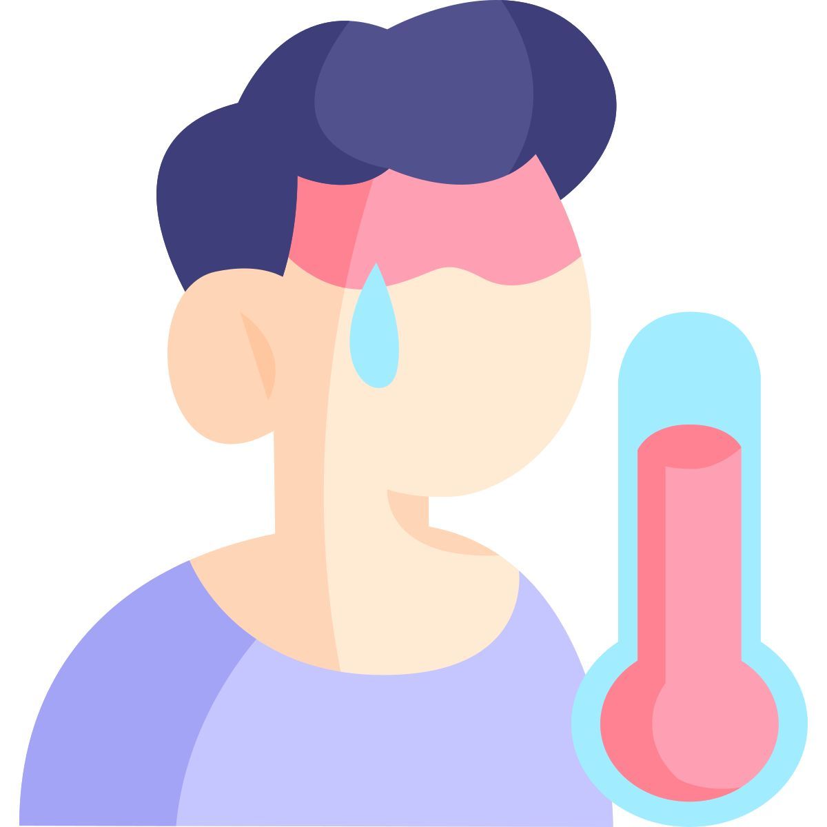 sweating icon