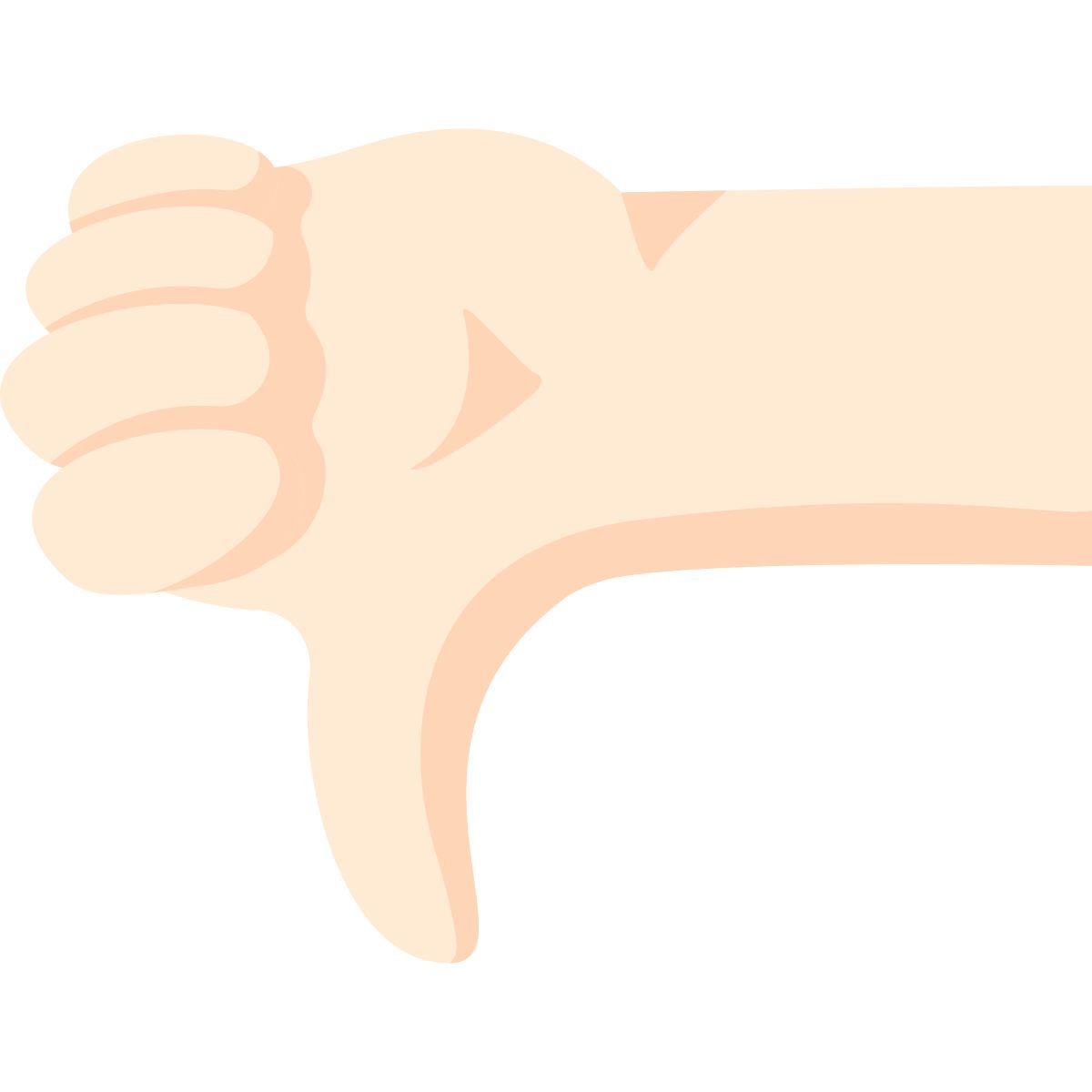 thumb down icon