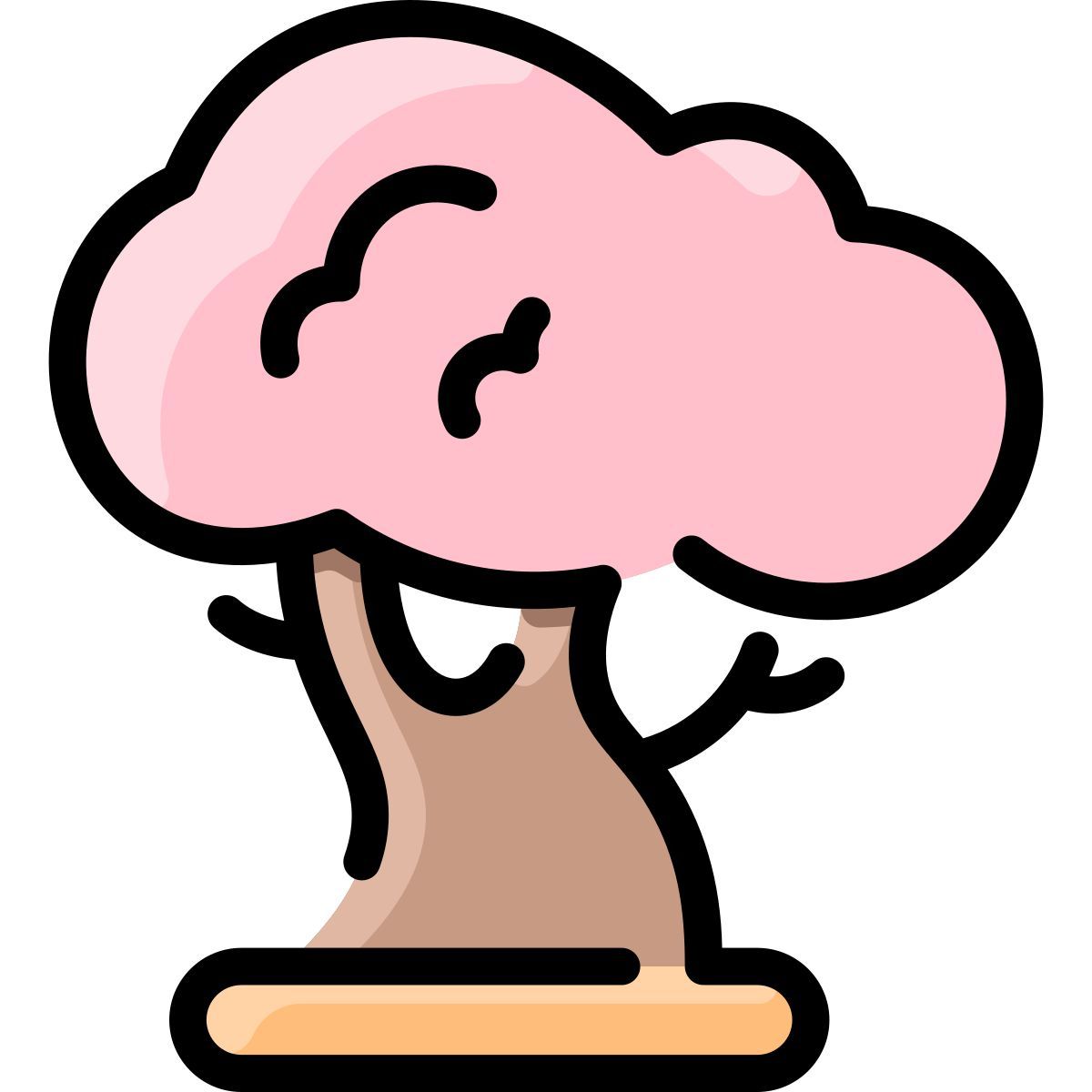 almond tree icon