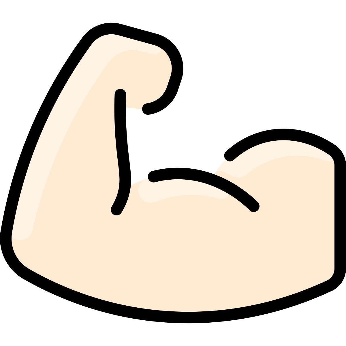 arm muscle icon