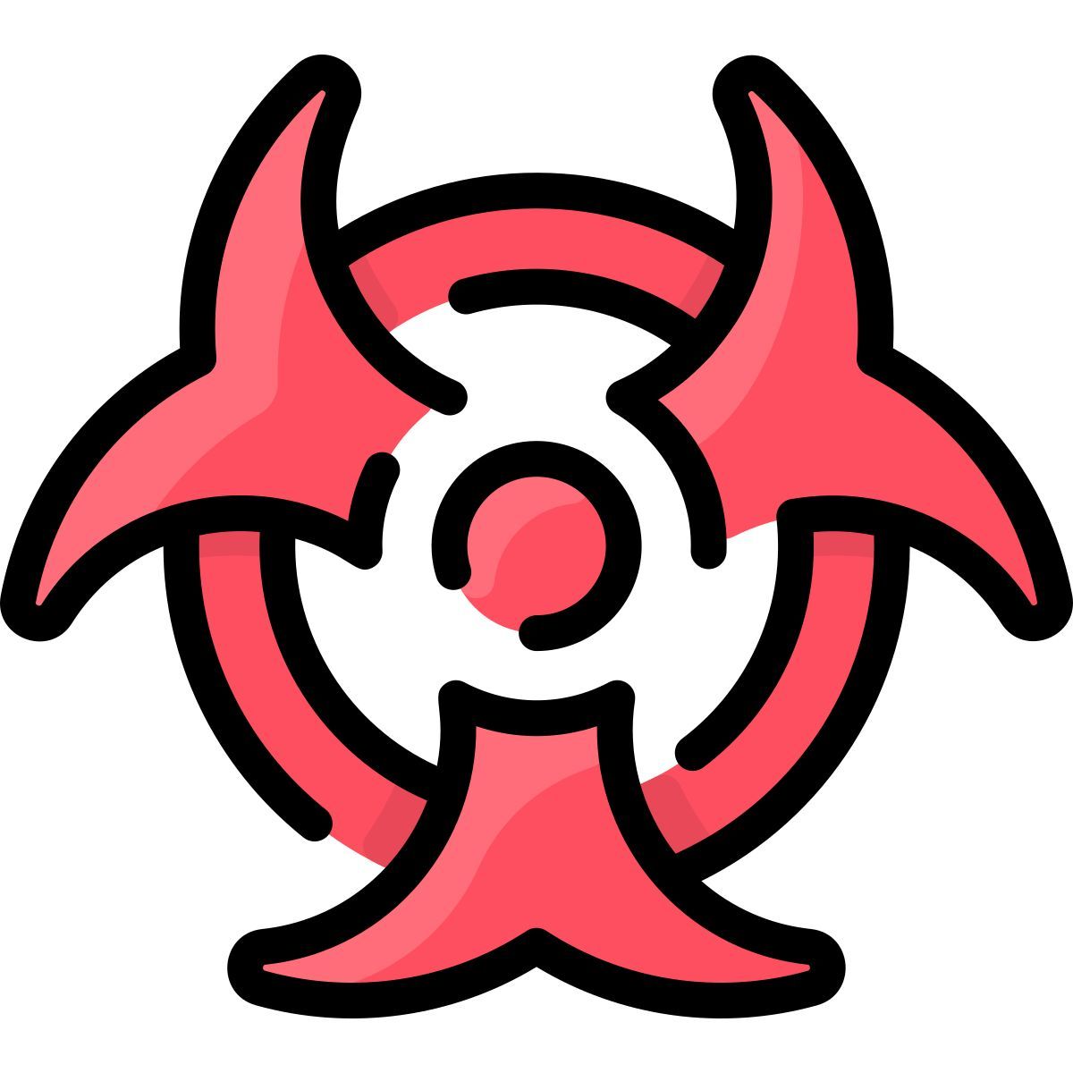 biohazard sign icon