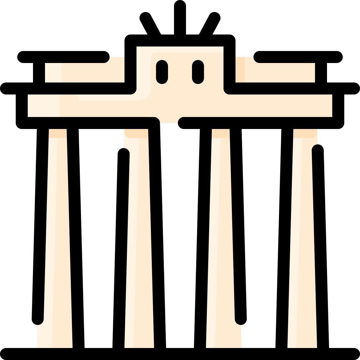 brandenburg gate icon