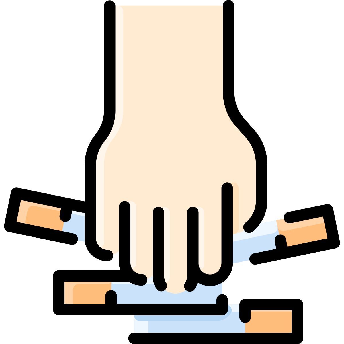 broken cigarette icon