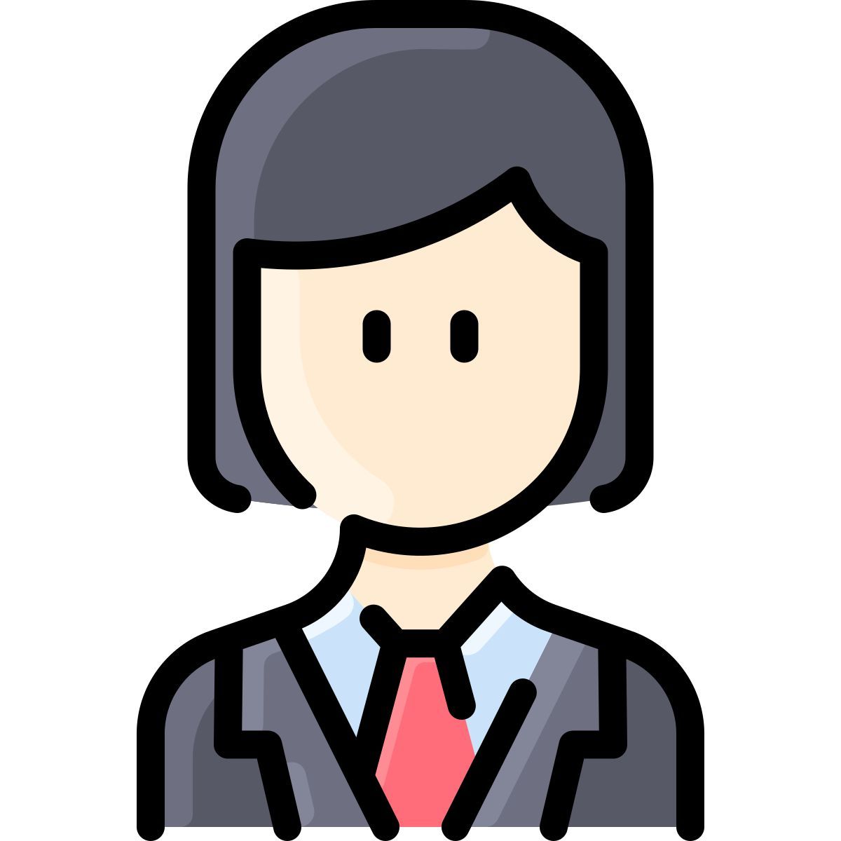 icono mujer de negocios