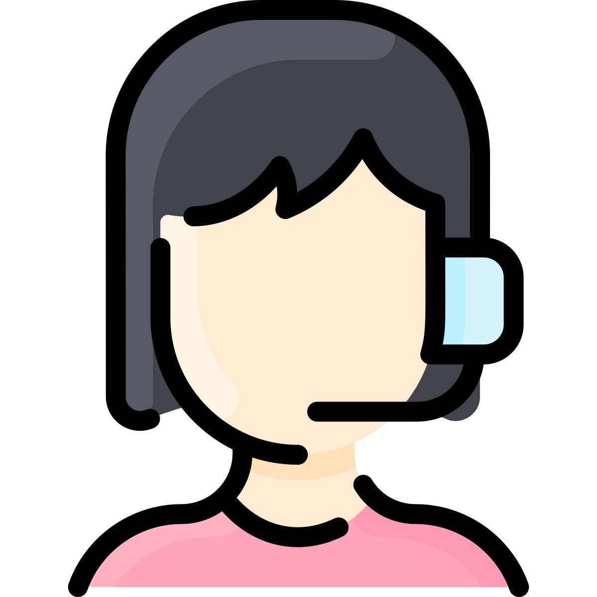 call center agent icon