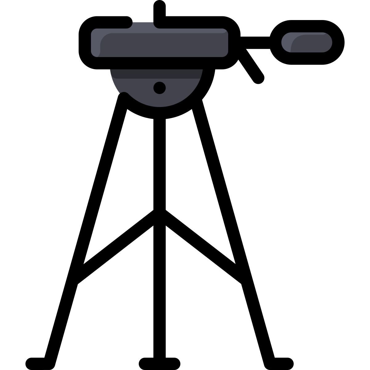 camera tripod icon