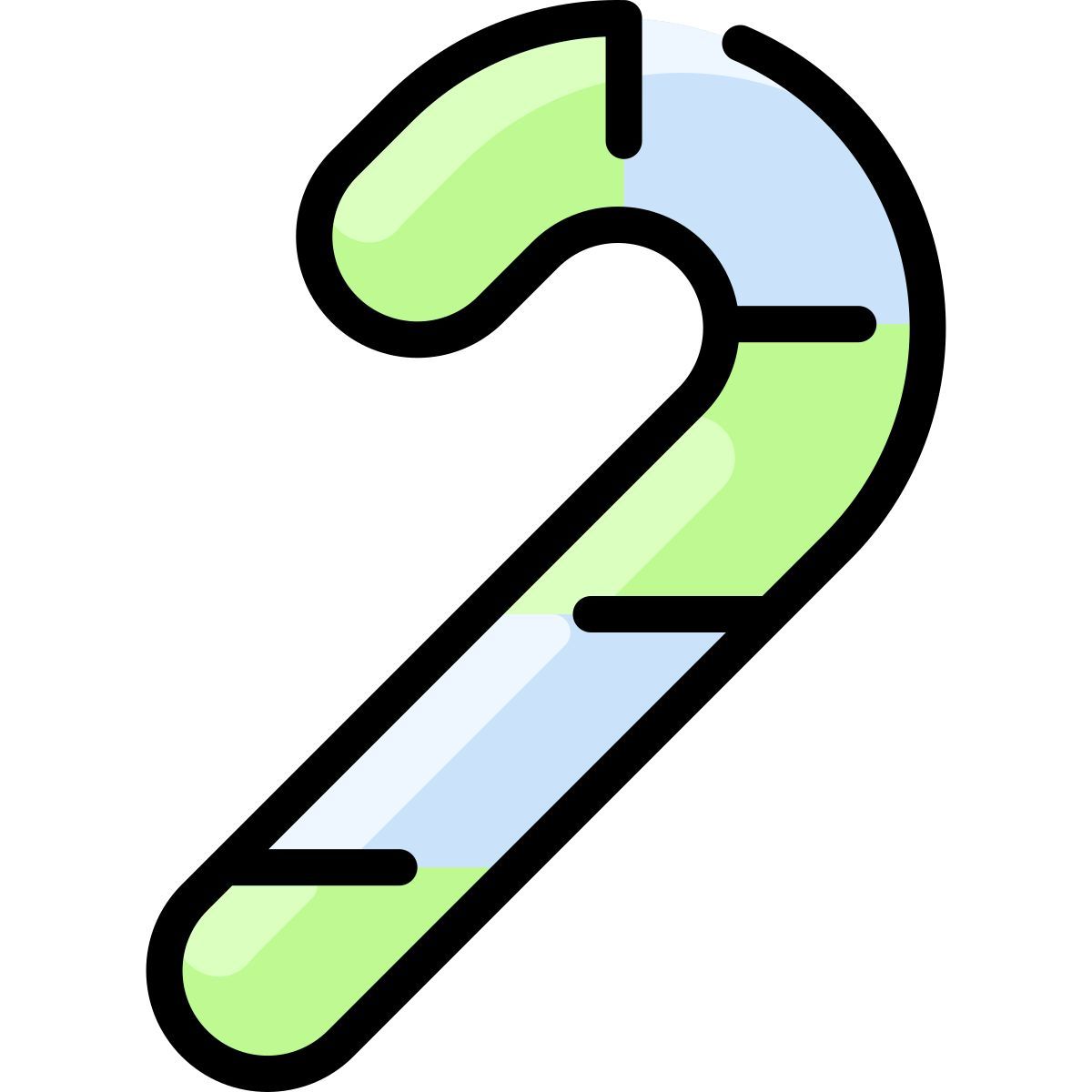 candy cane icon