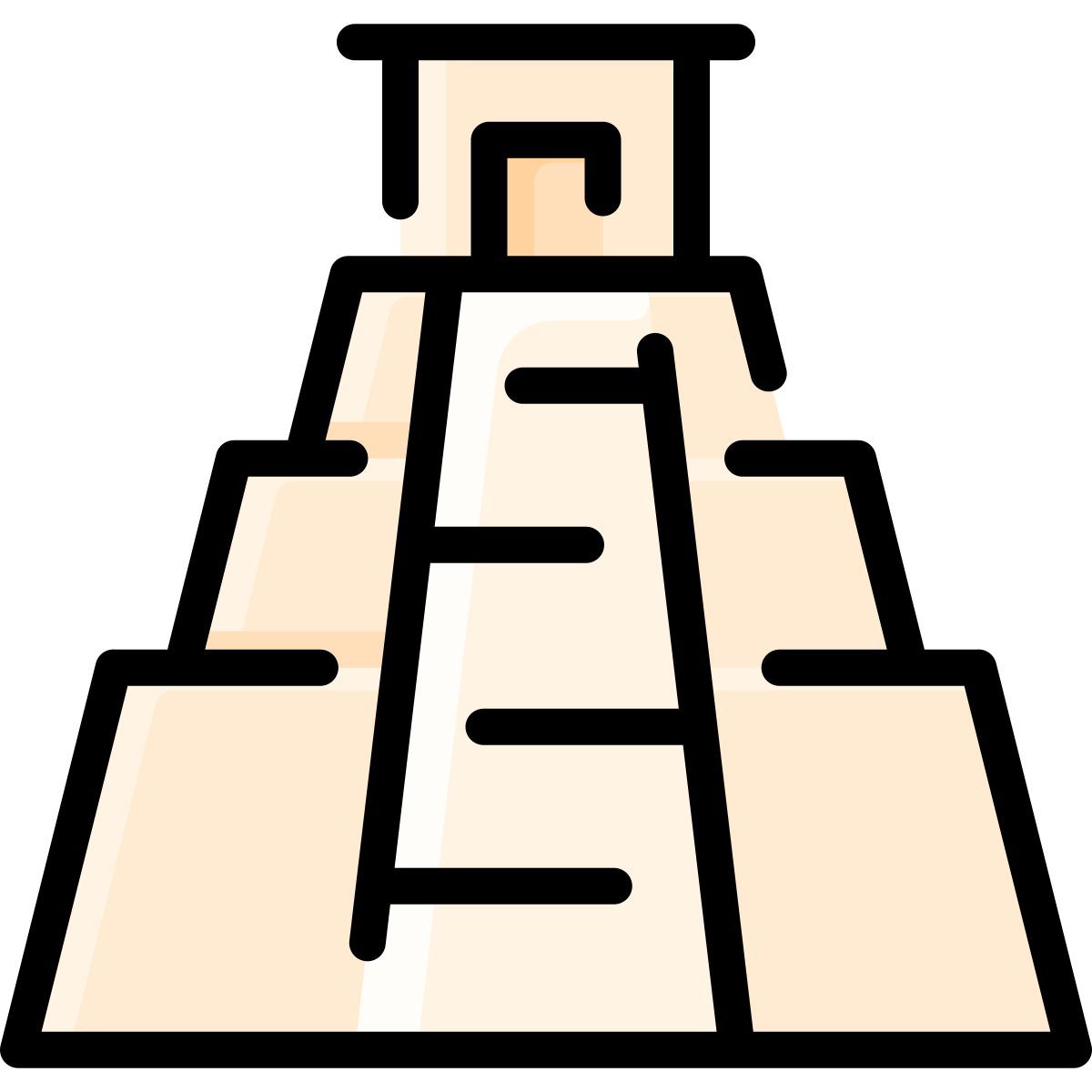 pirámide de chichén itzá icon