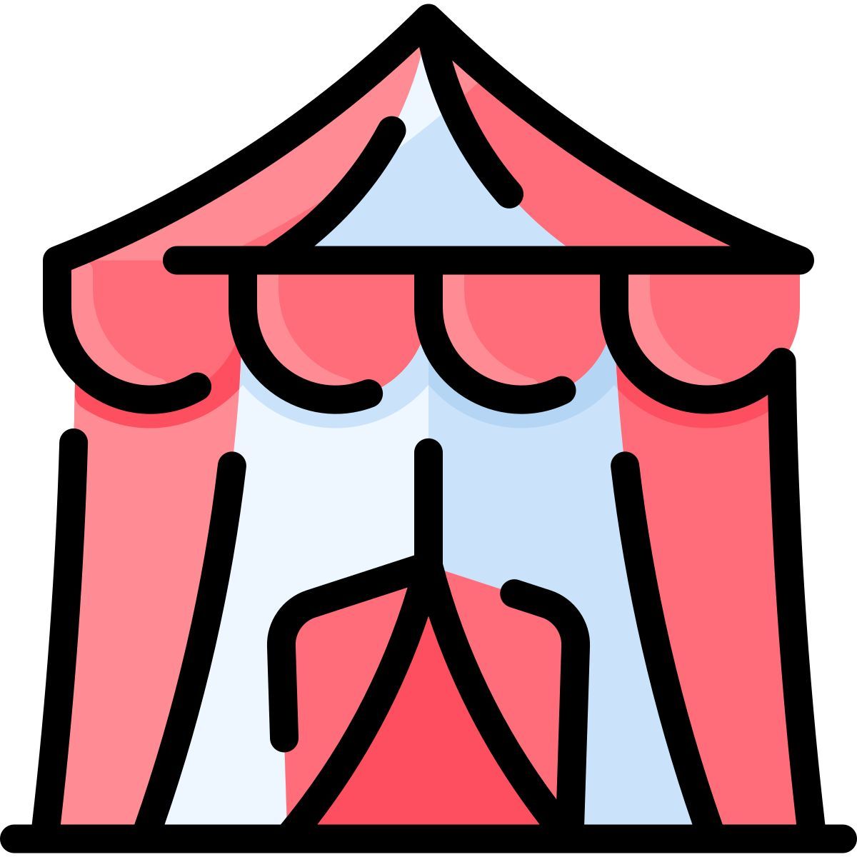 circus tent icon