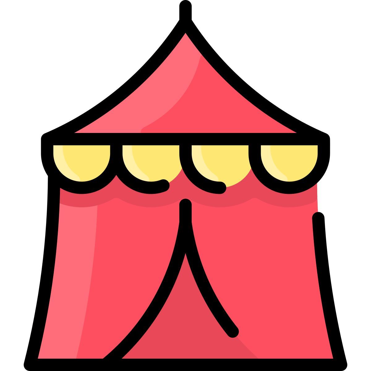 circus tent icon