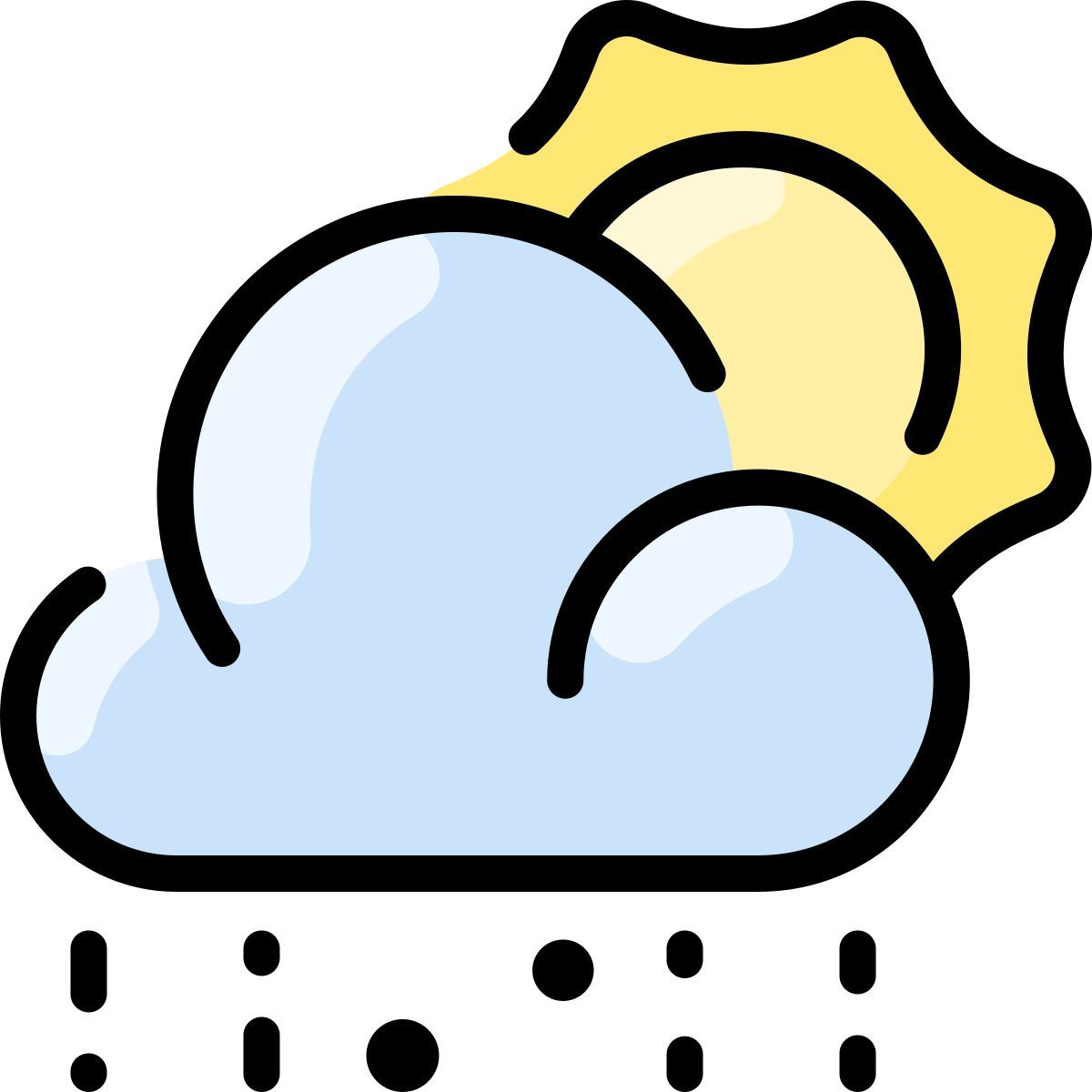 dia nublado icon