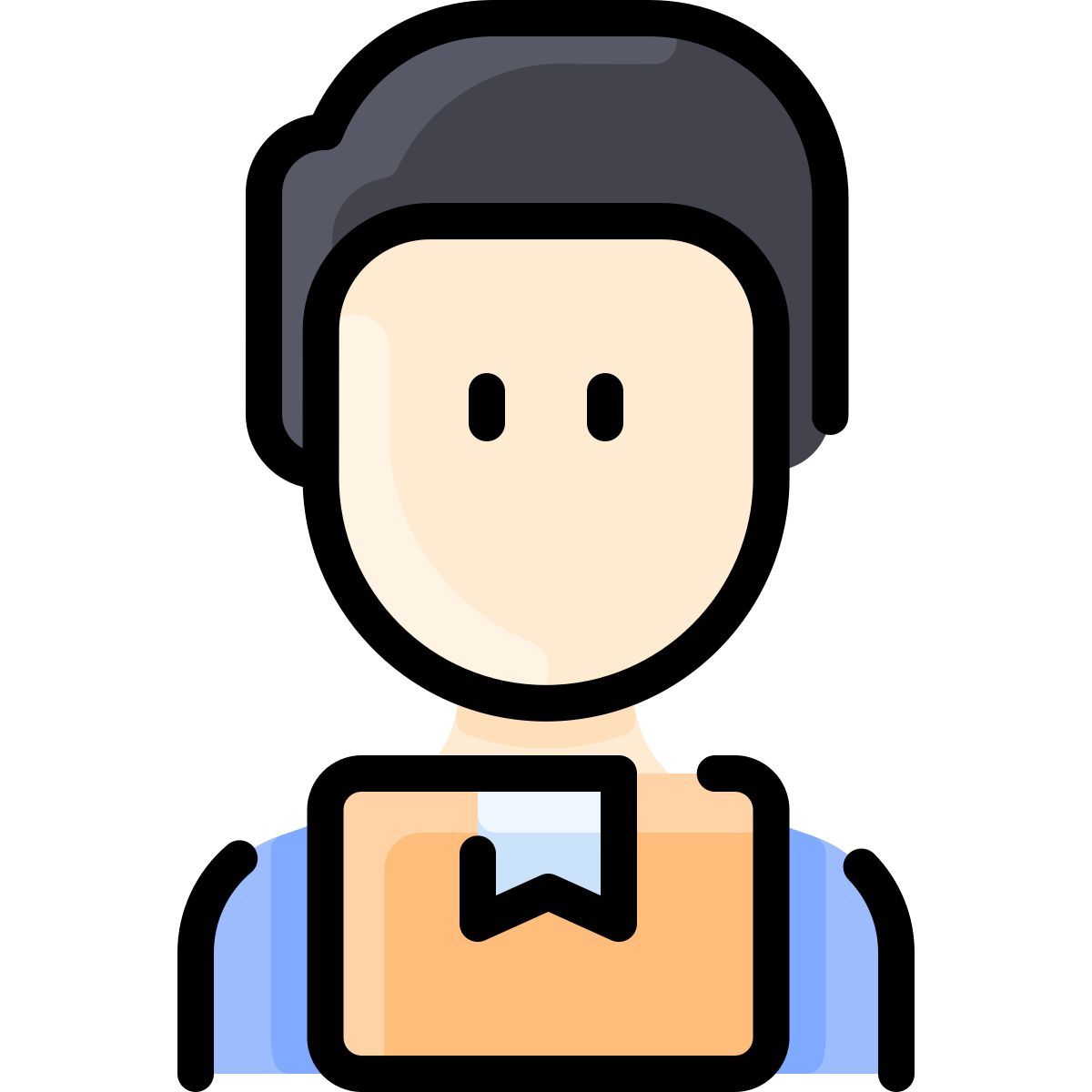 delivery man icon