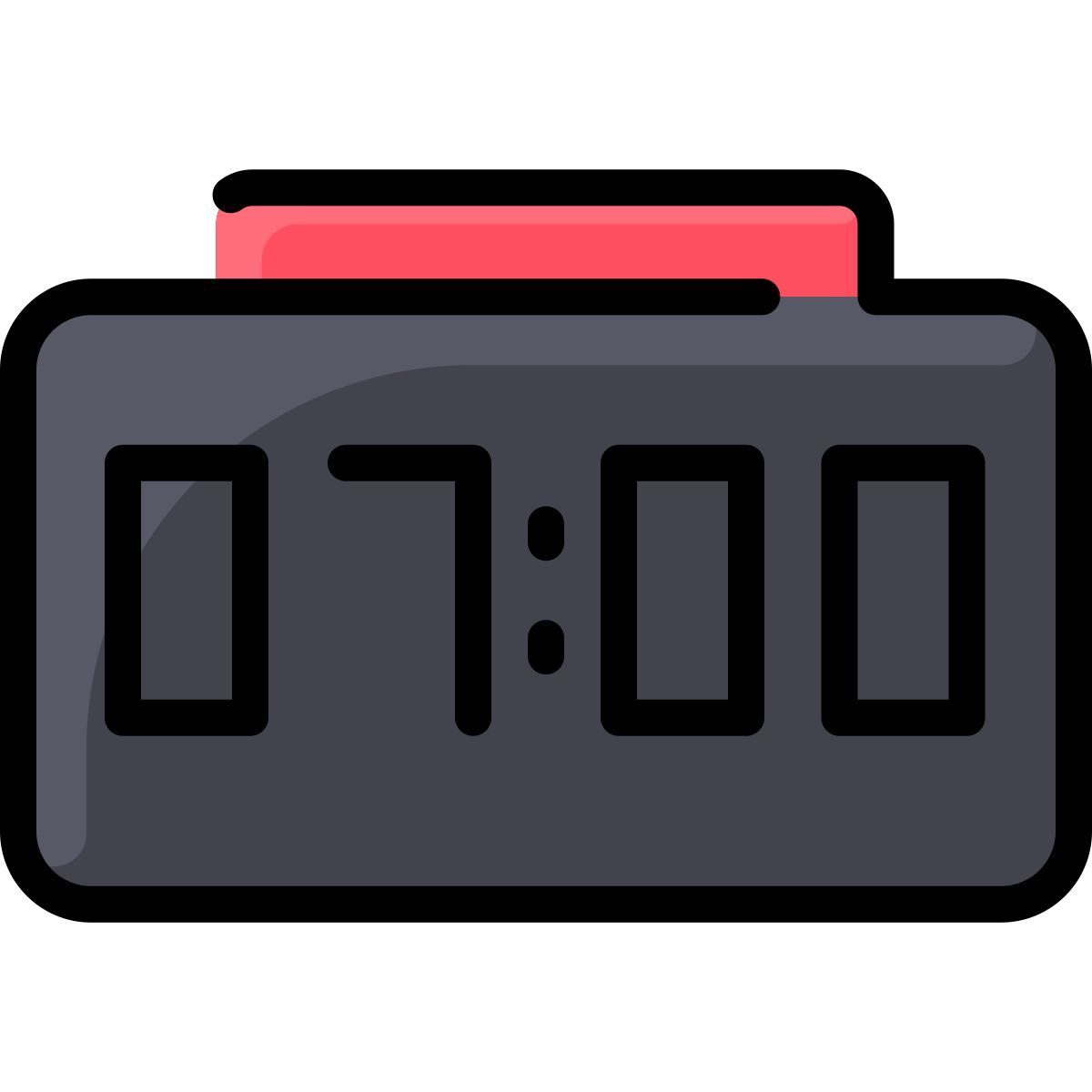 digital clock icon