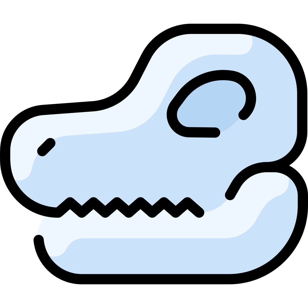 dinosaur skull icon