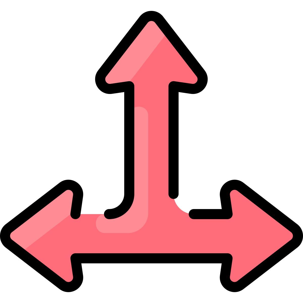 direction sign icon
