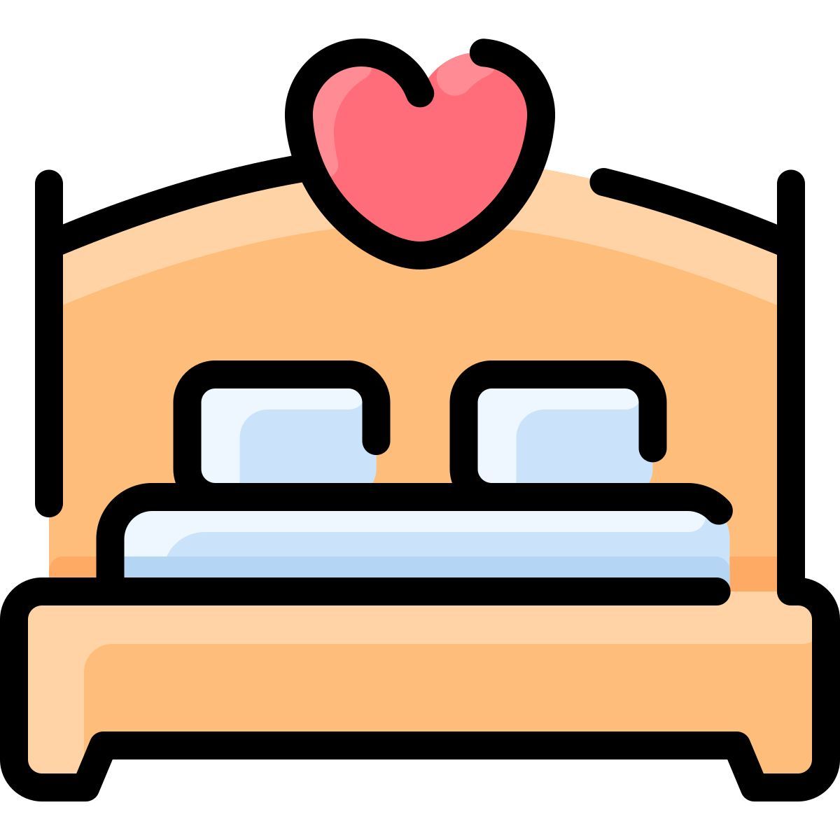 double bed icon