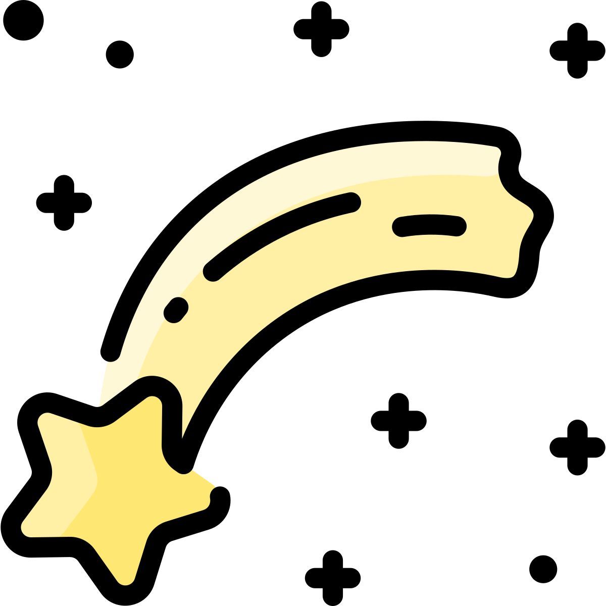 falling star icon