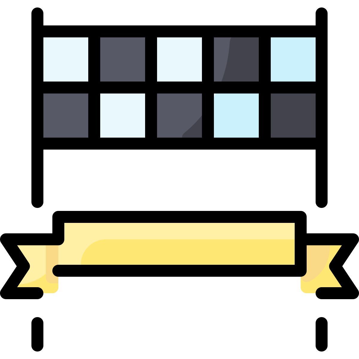 línea de meta icon
